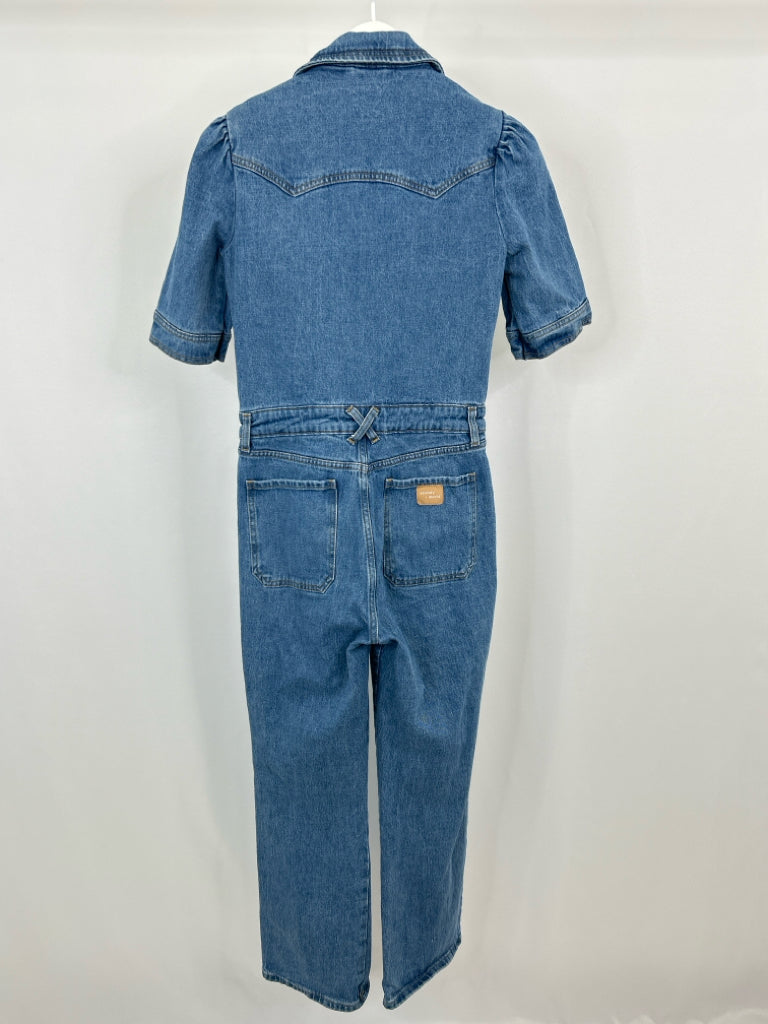 Seventy + Mochi Size 6 BLUE DENIM Women's Jumpsuit