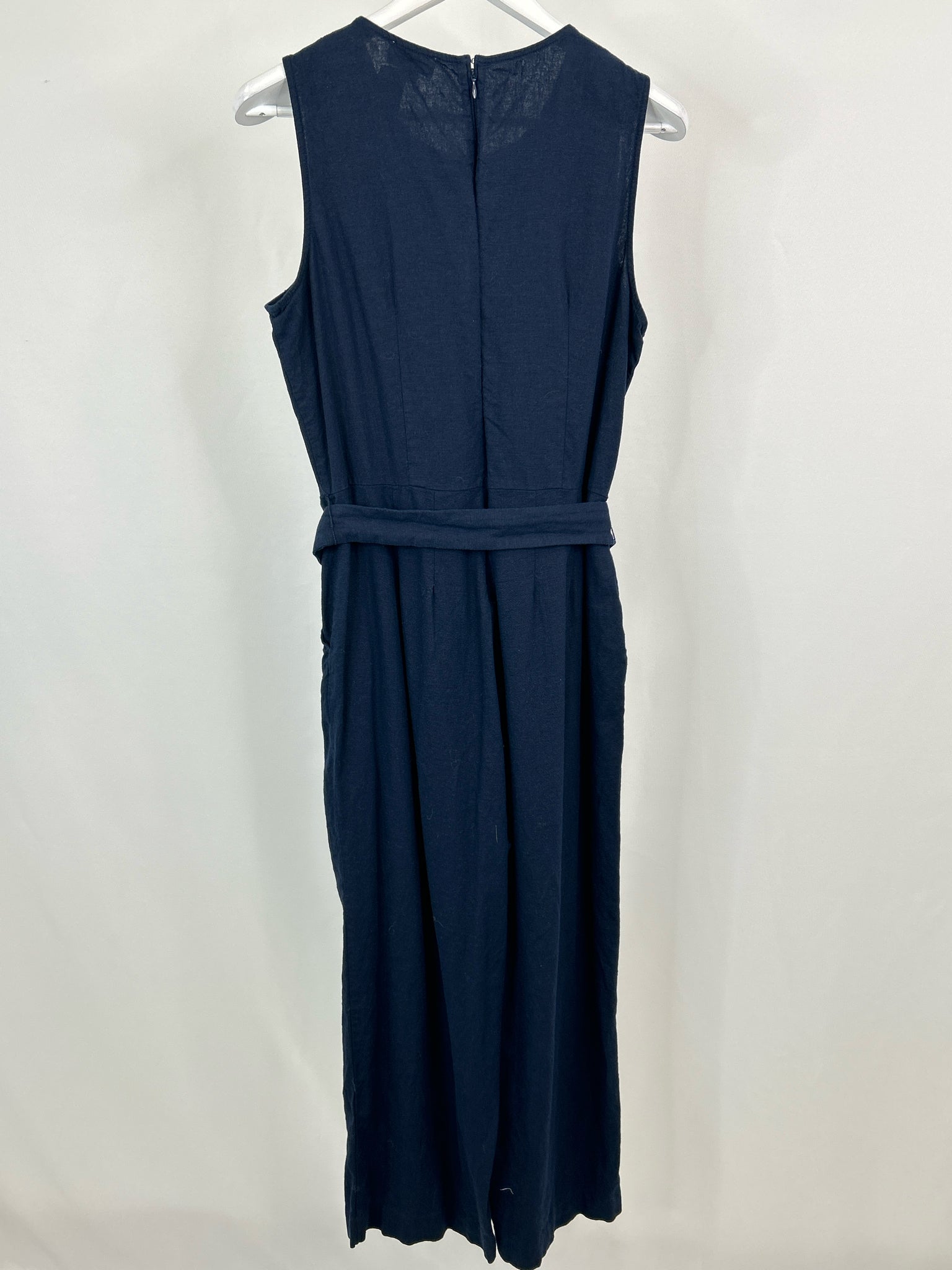 LOFT Size 12 Navy Women Jumpsuit