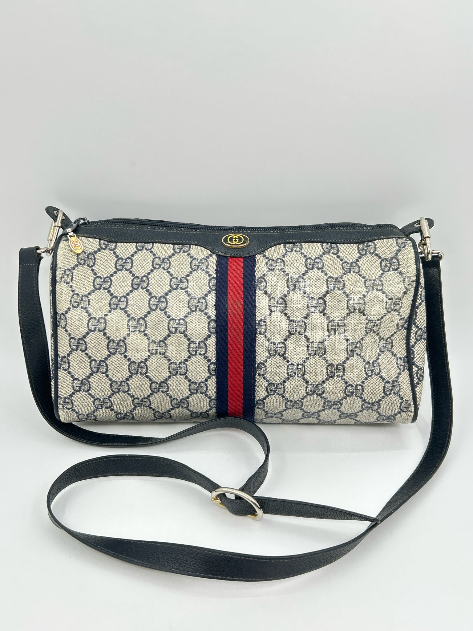 GUCCI Blue Monogram Women Purse