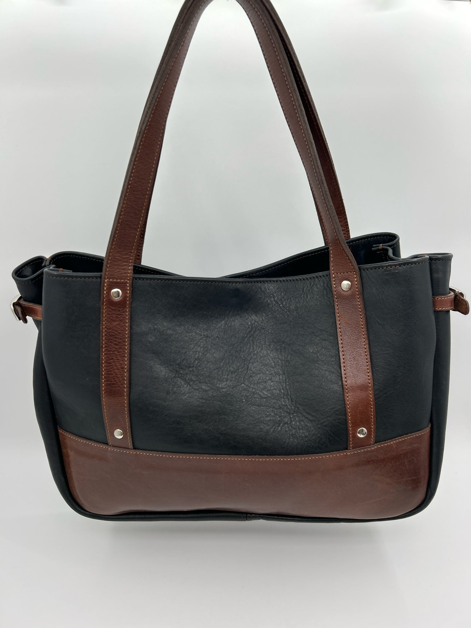 Col. Colonel Littleton black and brown Women Tote
