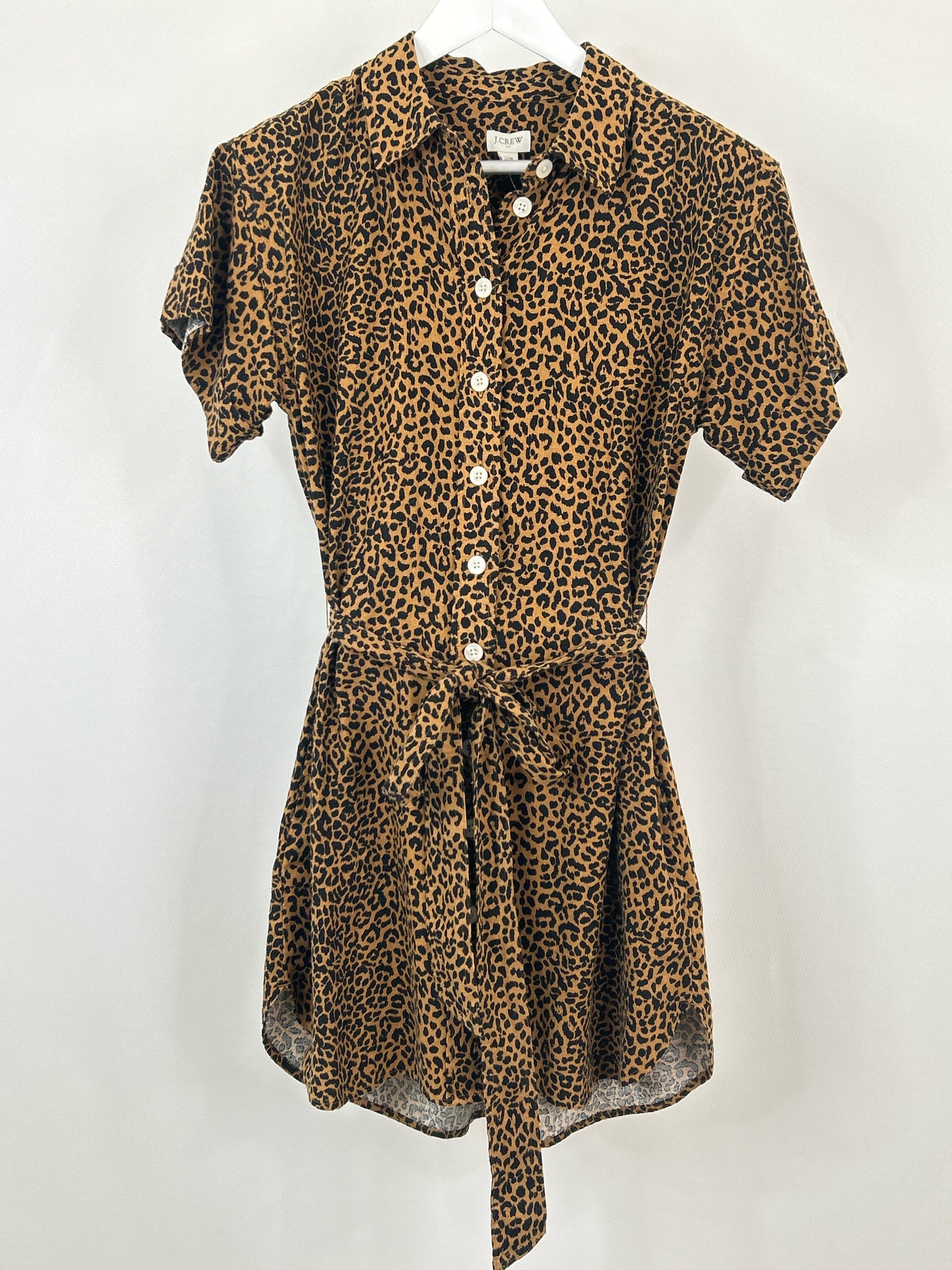 J.CREW Size PM Animal Print Women Dress