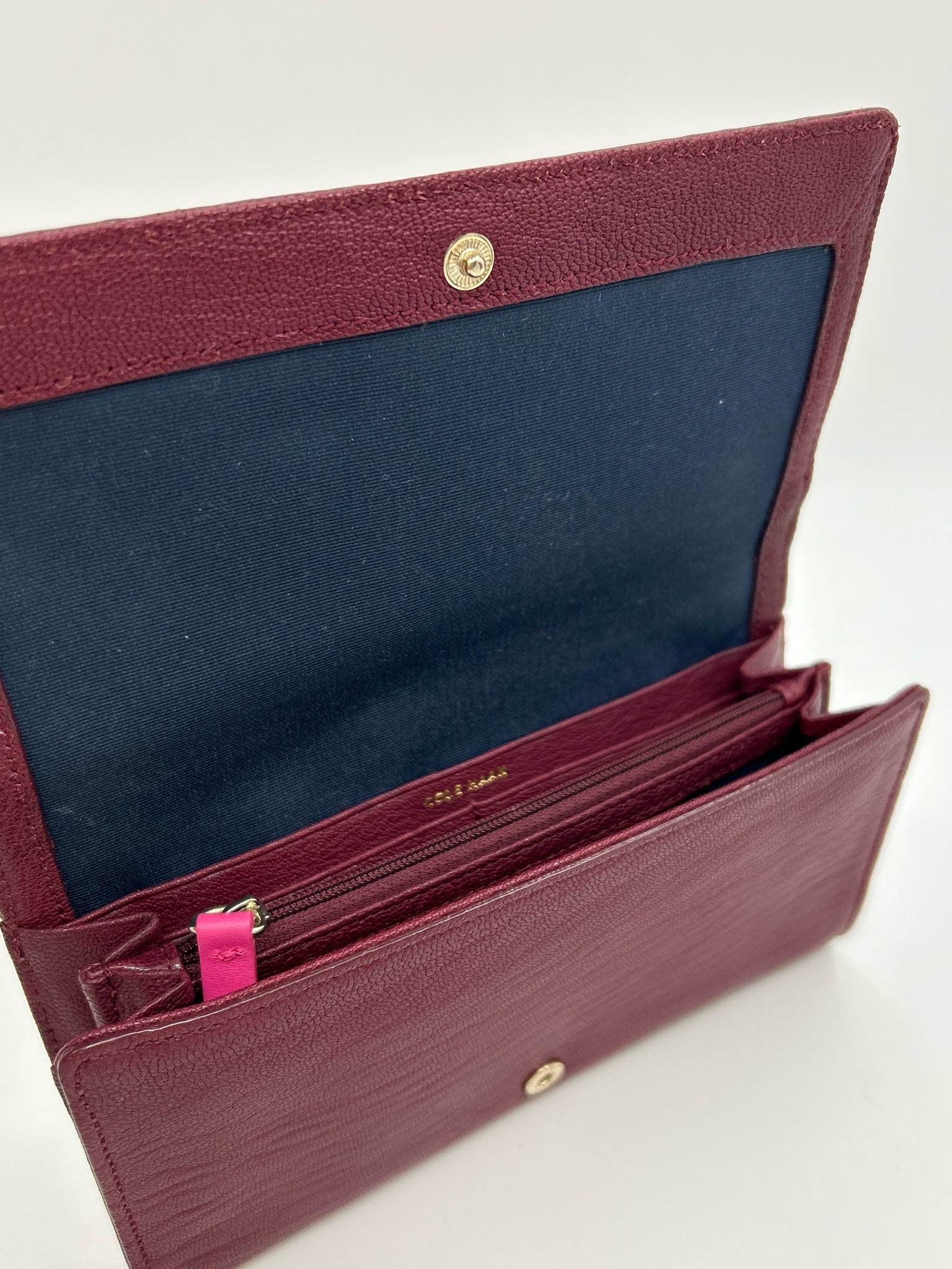 COLE HAAN Wine and Pink Women Wallet