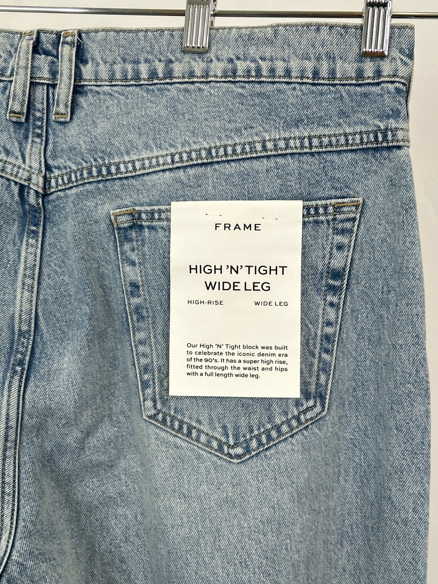 FRAME Size 33/16 BLUE DENIM Women's jeans
