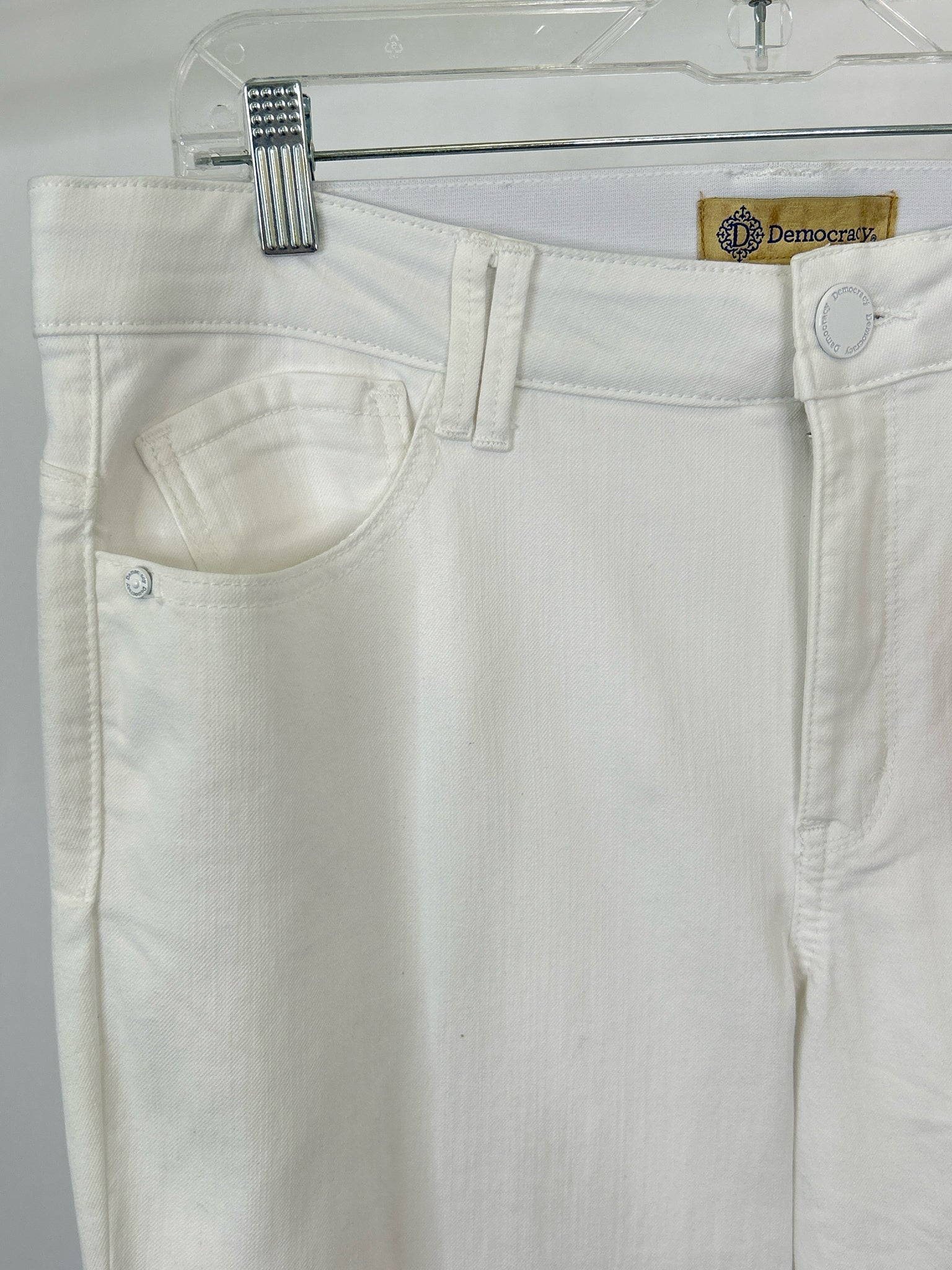 DEMOCRACY Size 14 white denim Women jeans