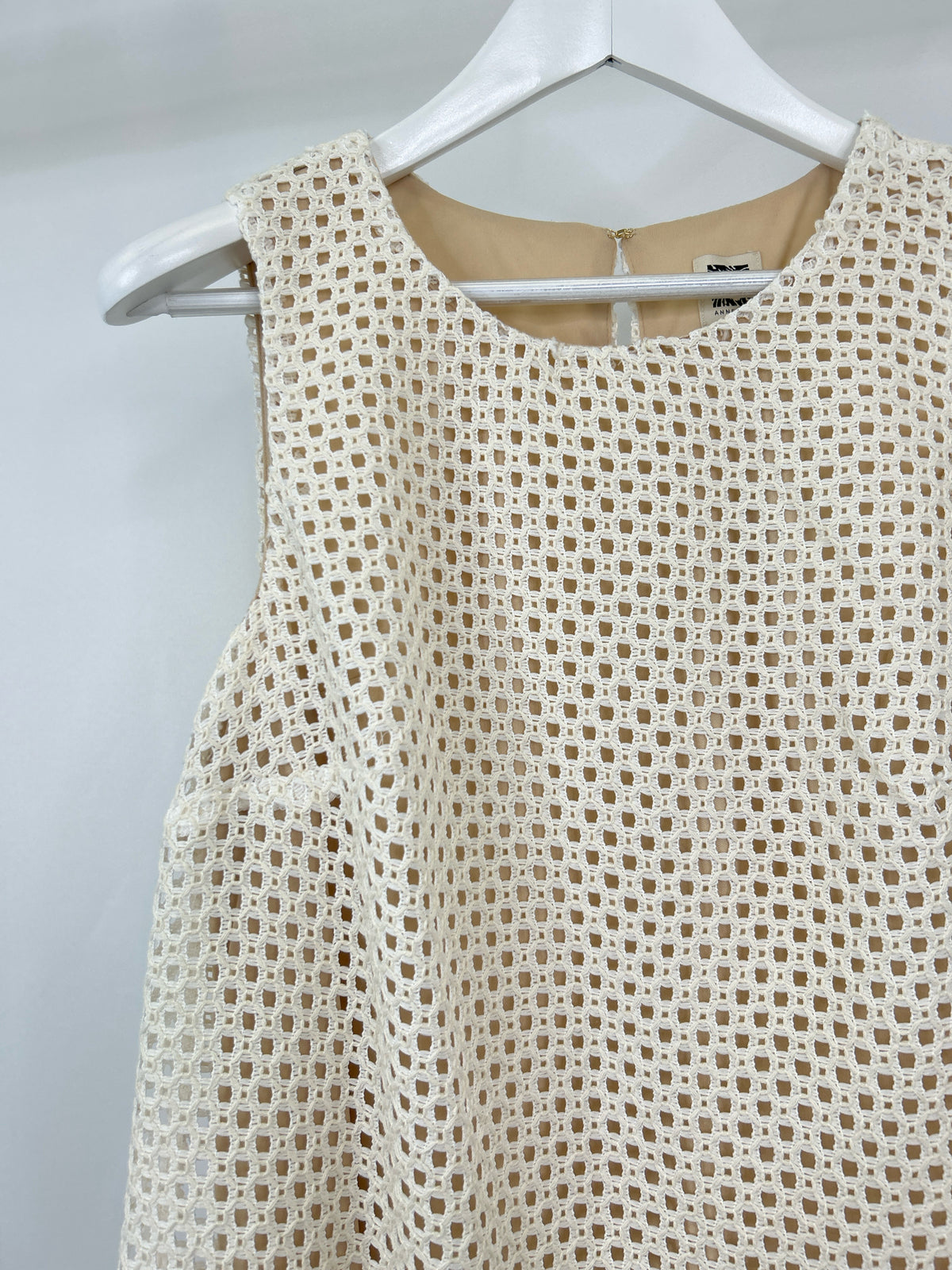 ANNE KLEIN NWT Size M Ivory Women Dress