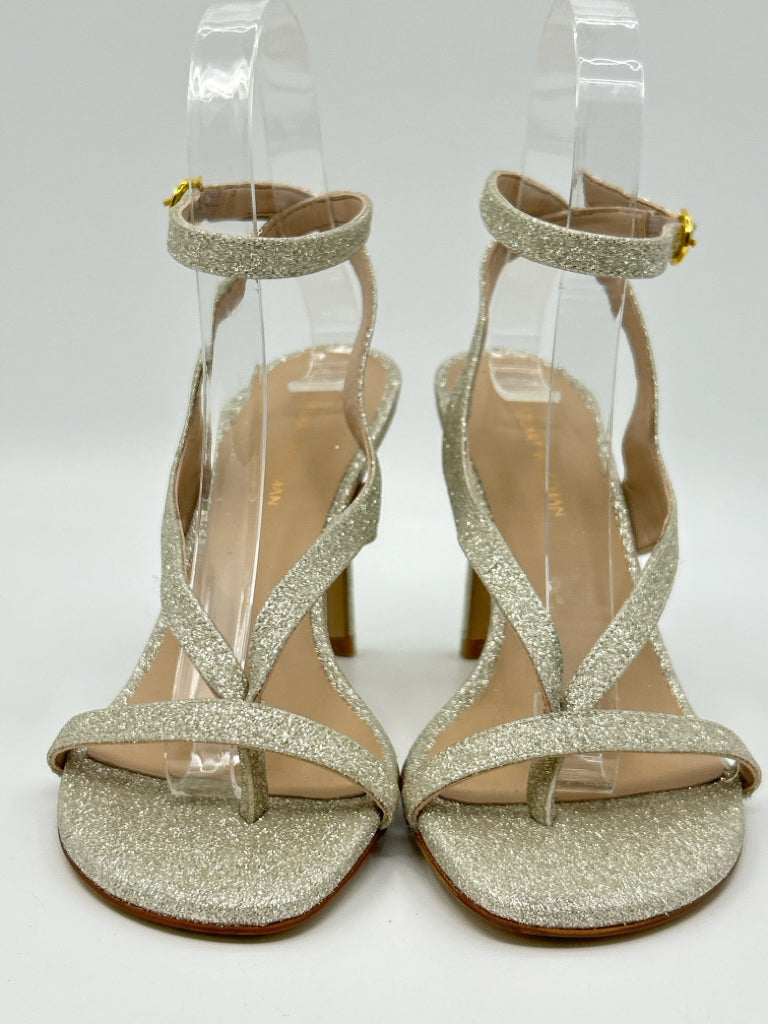 STUART WEITZMAN Size 6B METALLIC Women's Sandal