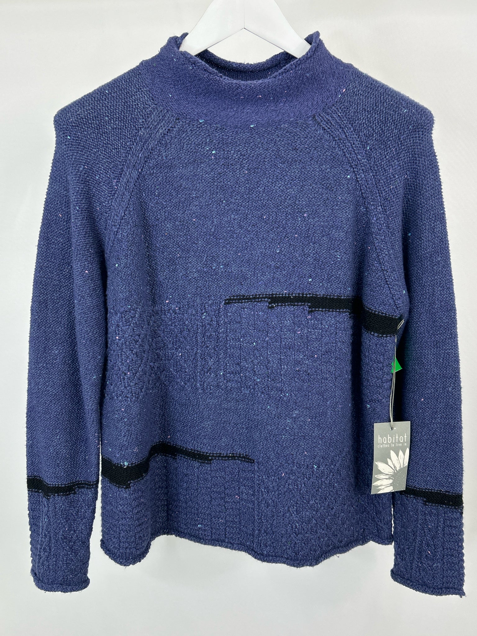 HABITAT Size S blue and black Women Sweater