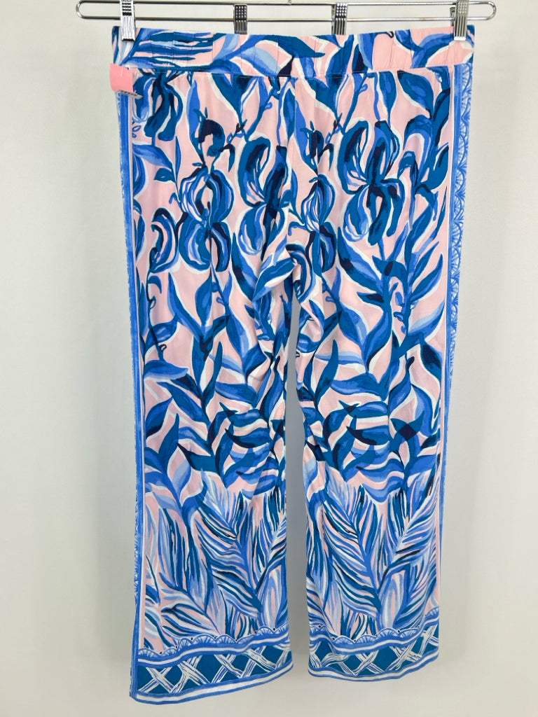 LILLY PULITZER Size XL Blue Print Women's Pants