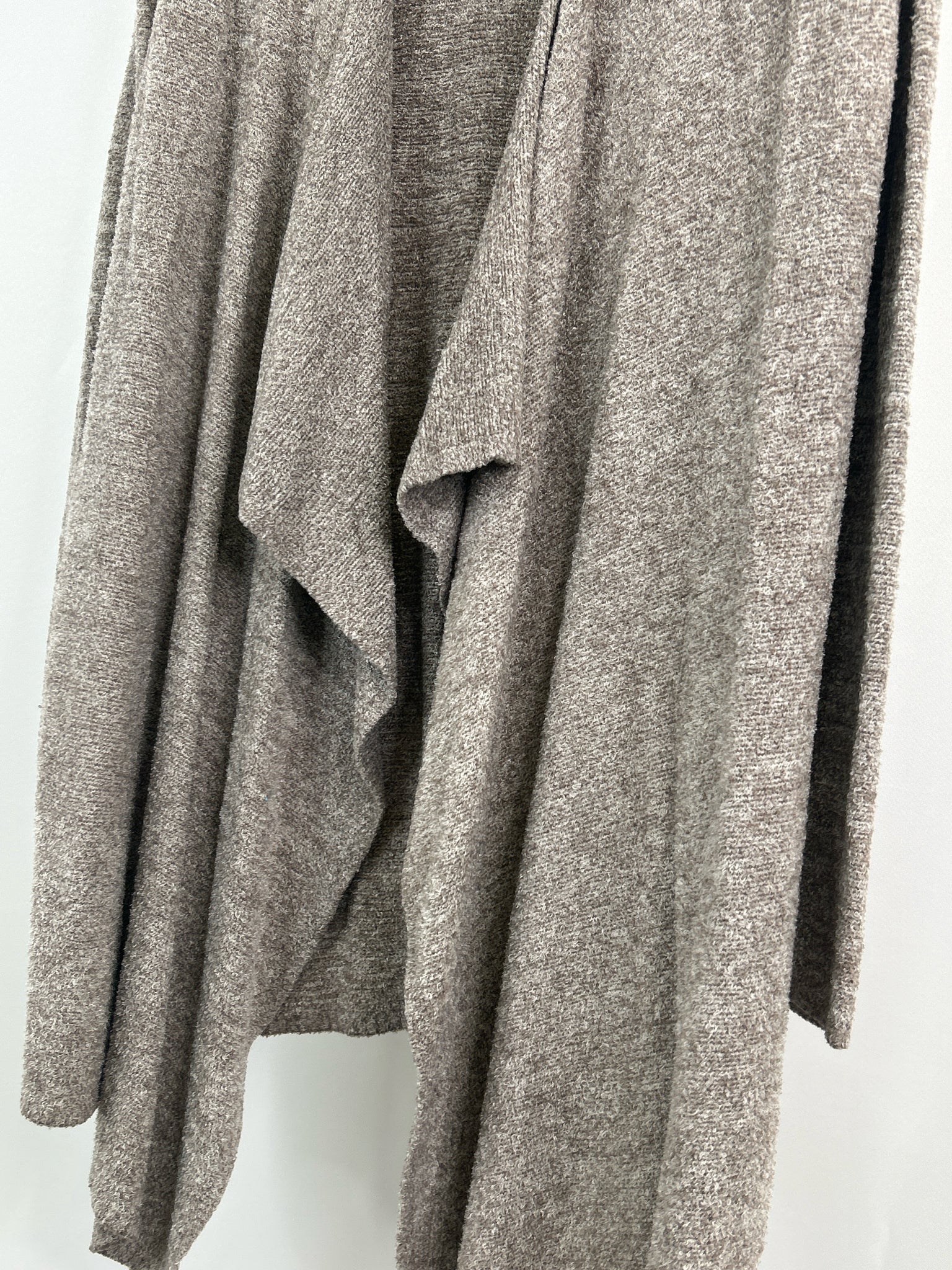 BAREFOOT DREAMS Size L/XL Taupe Women Cardigan