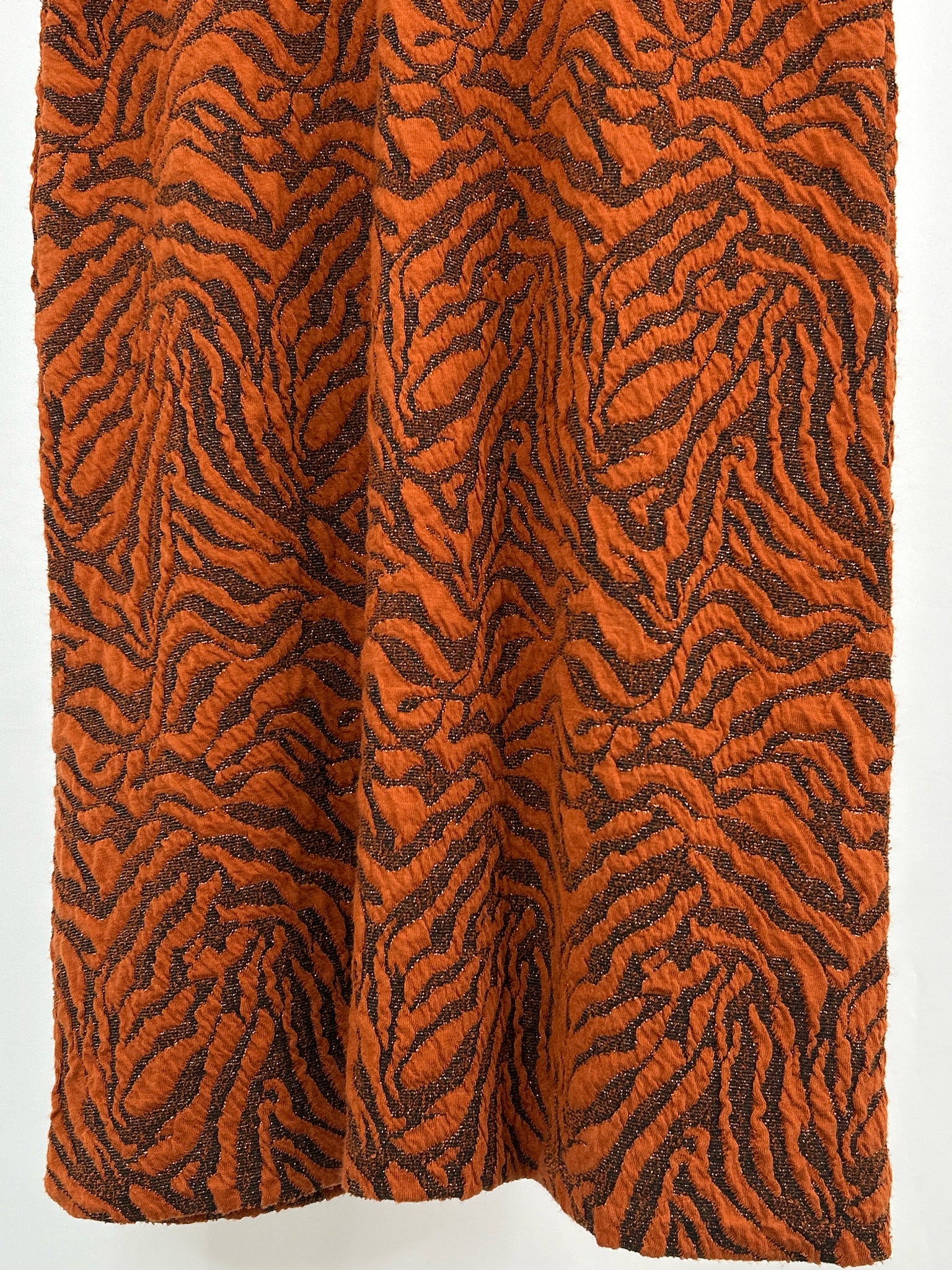 ANTHROPOLOGIE Size M Orange Print Women Dress