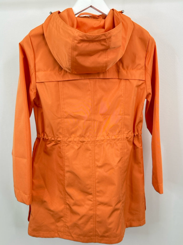 TALBOTS Women Size XS Orange Raincoat NWT