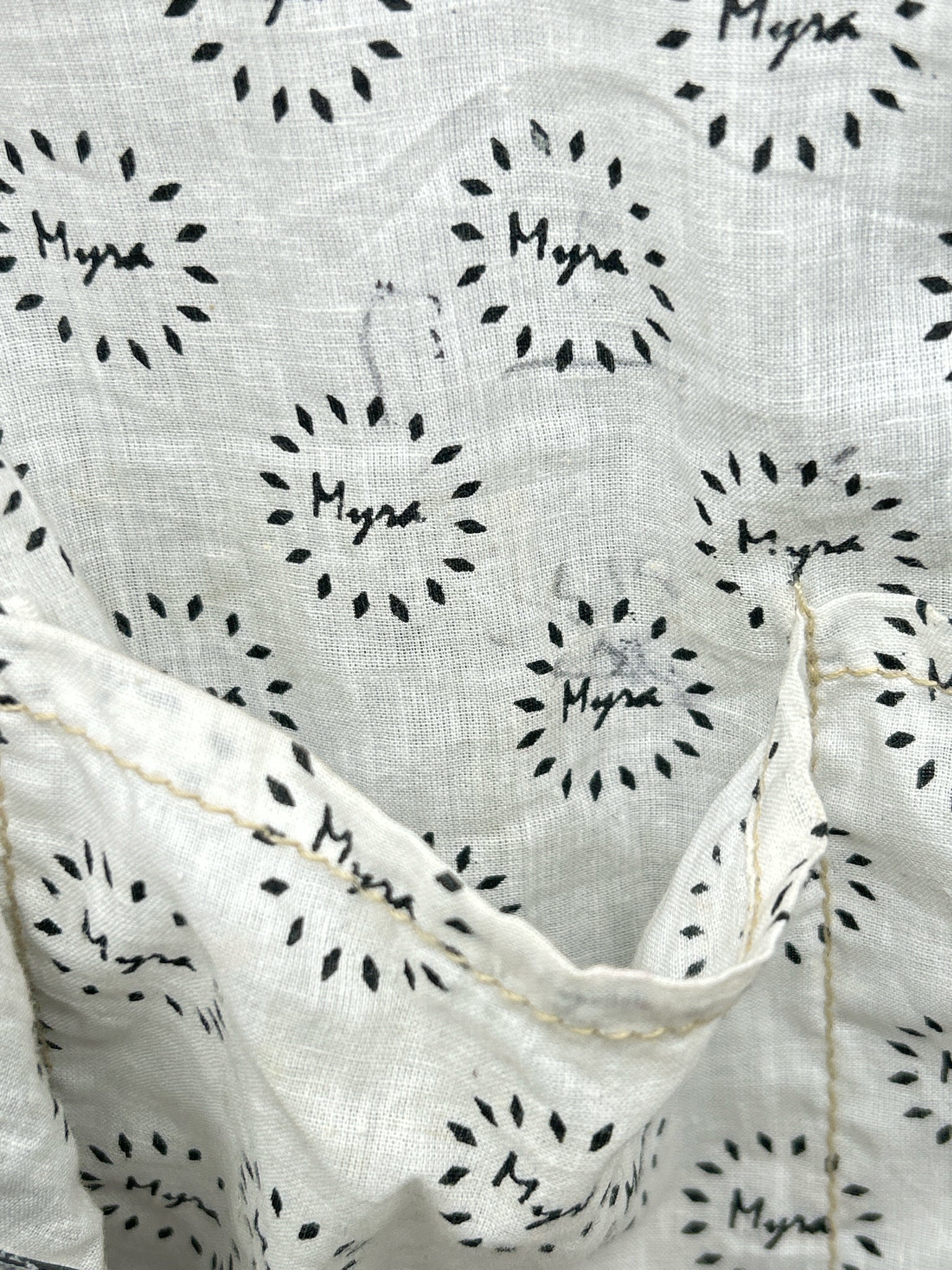 MYRA BAG Brown Print Women Purse