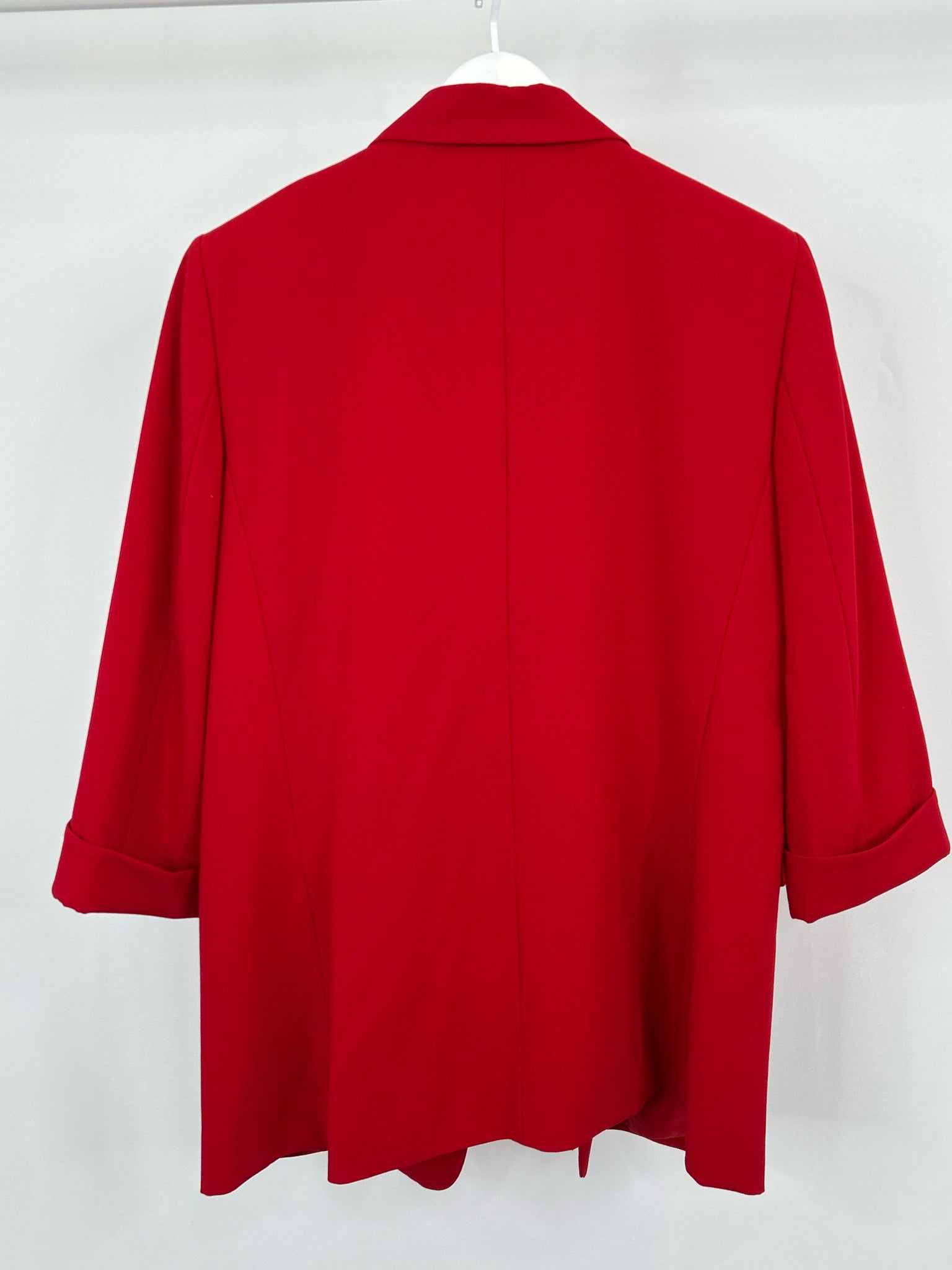 DKNY Size 16 Red Women Blazer