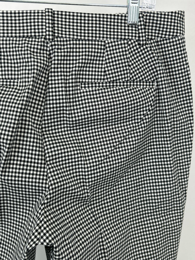 TALBOTS Size 12 Black and White Women's Pants