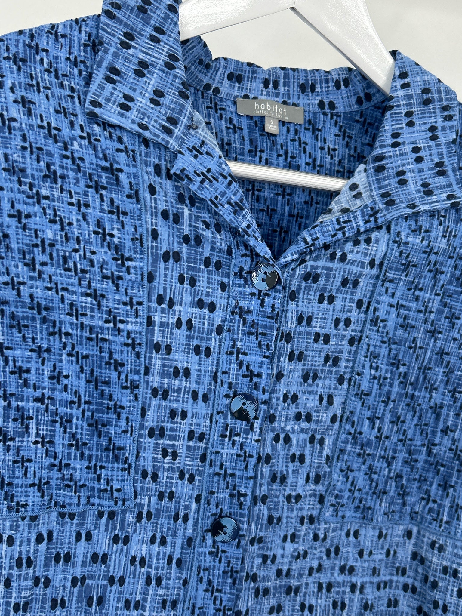 HABITAT Size S Blue Women Tunic
