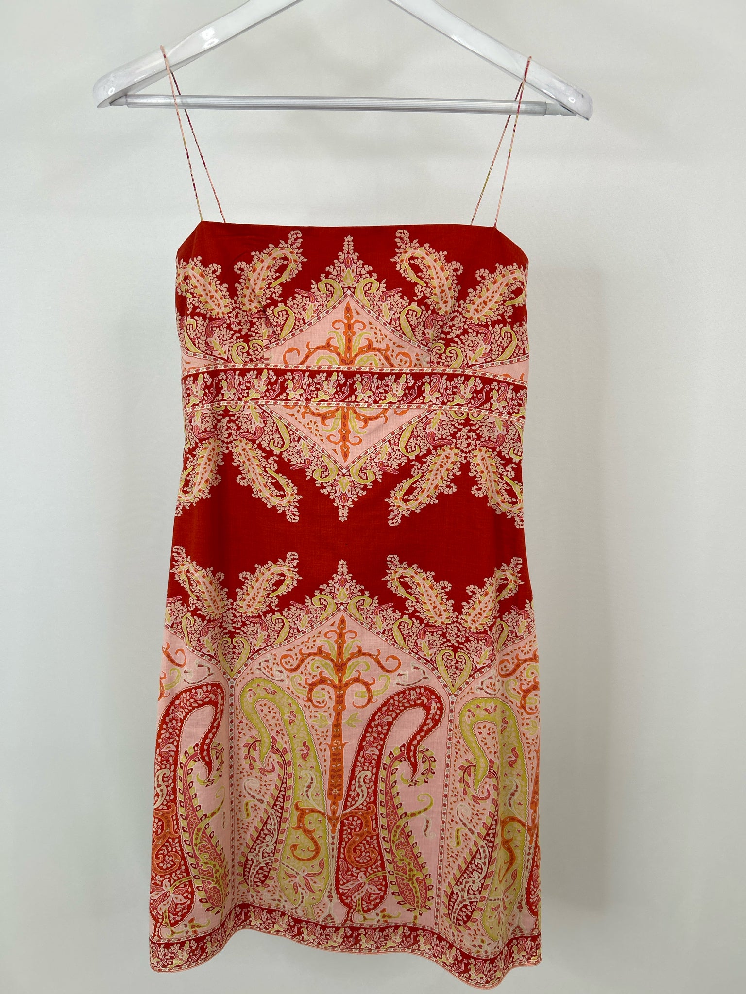 ELIE TAHARI Size S RED AND PINK Women Dress
