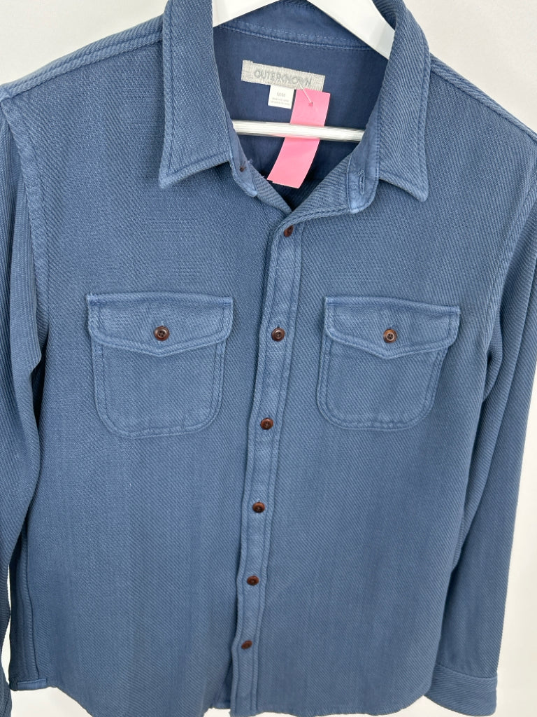 OUTERKNOWN Women Size M Blue Shirt