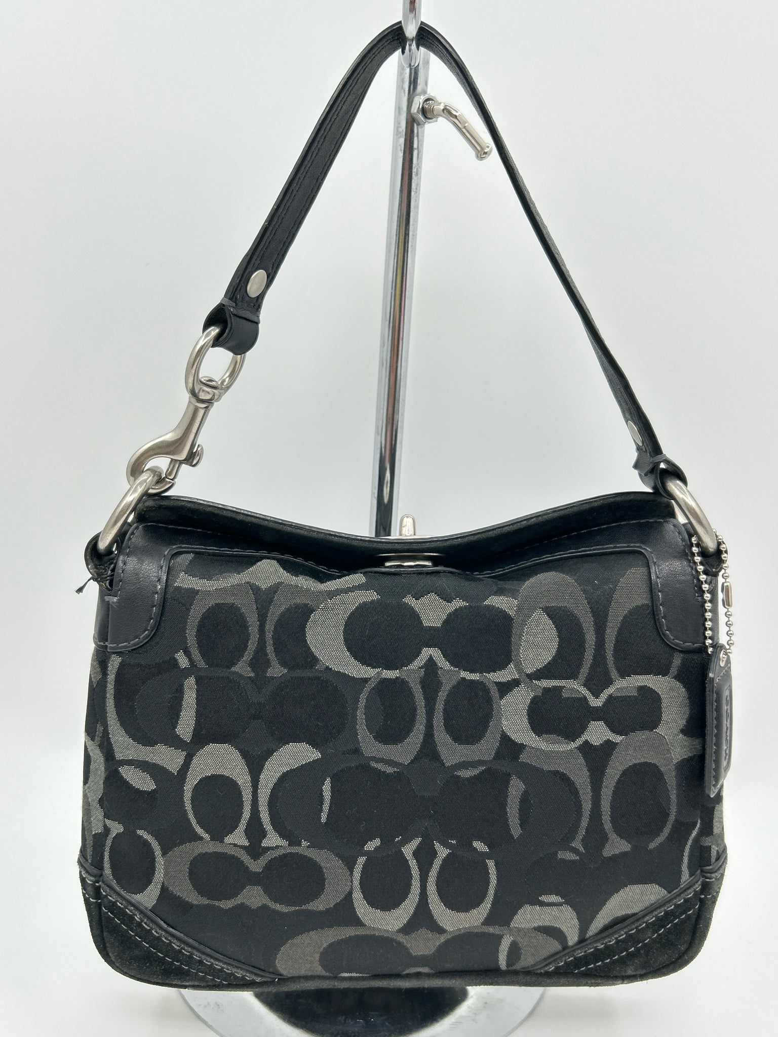 COACH Black Print Women Purse