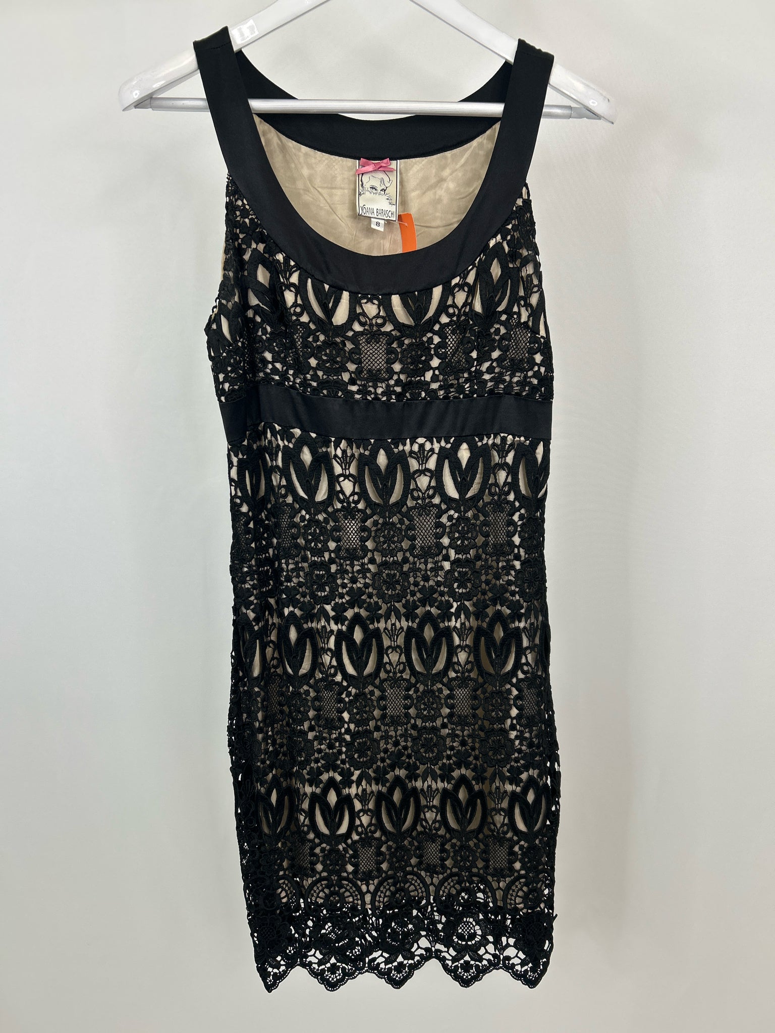 YOANA BARASCHI Size 8 Black Women Dress