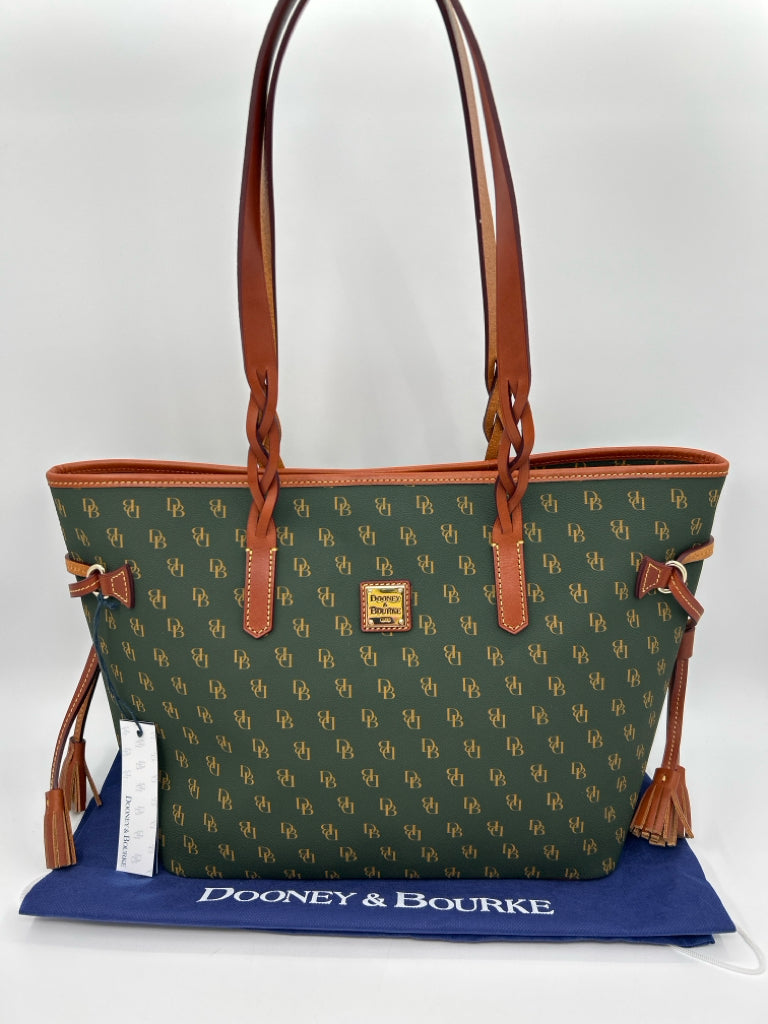 DOONEY & BOURKE NWT Green Print Women's Tote