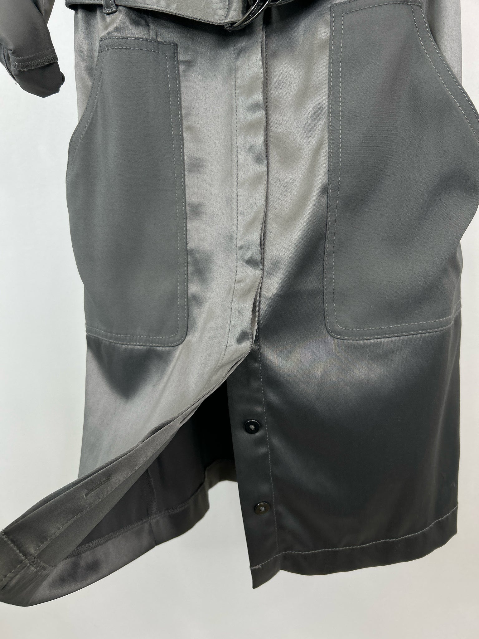 White House Black Market Size 00 Grey Women Dress