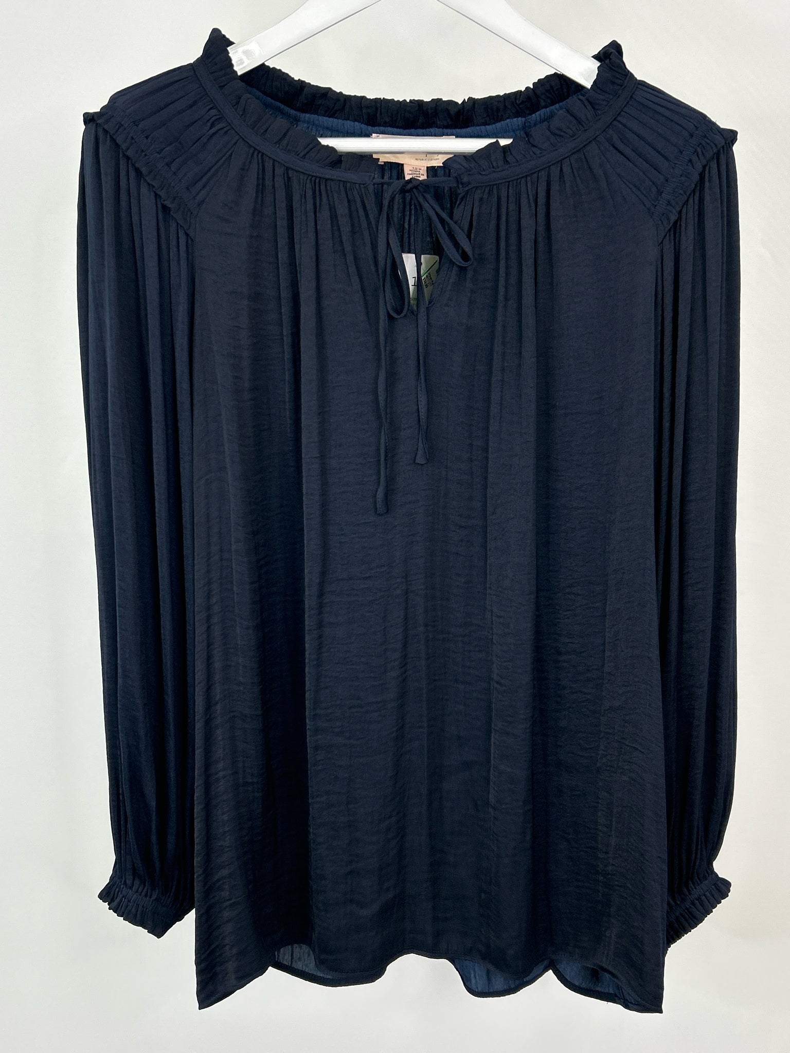 PHILOSOPHY NWT Size 1X Navy Women Top