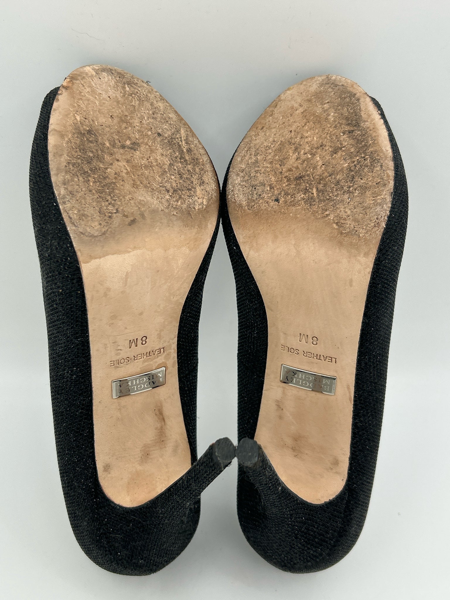 BADGLEY MISCHKA Size 8M Black Women Pumps