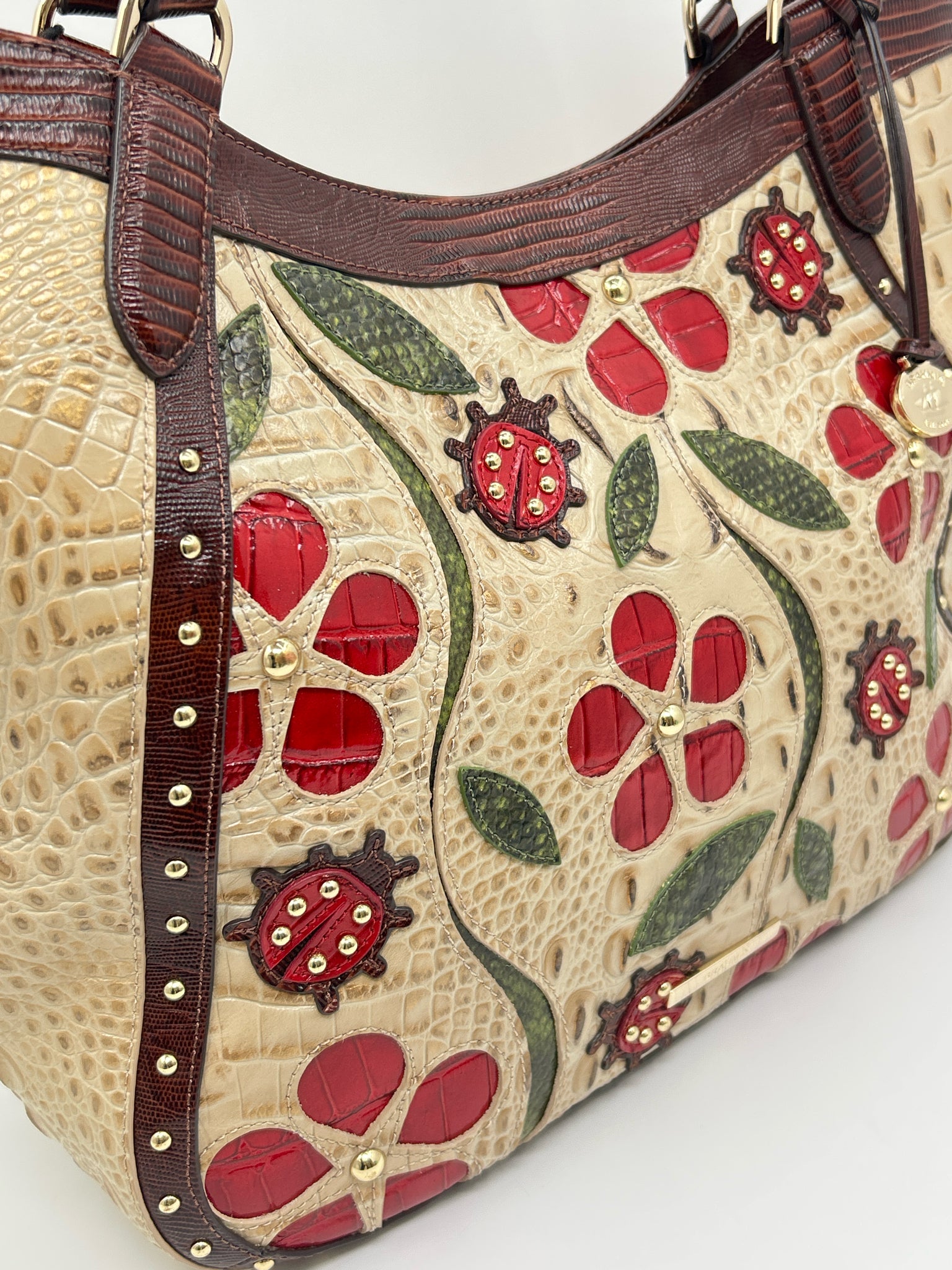 BRAHMIN BEIGE AND BROWN Women Tote