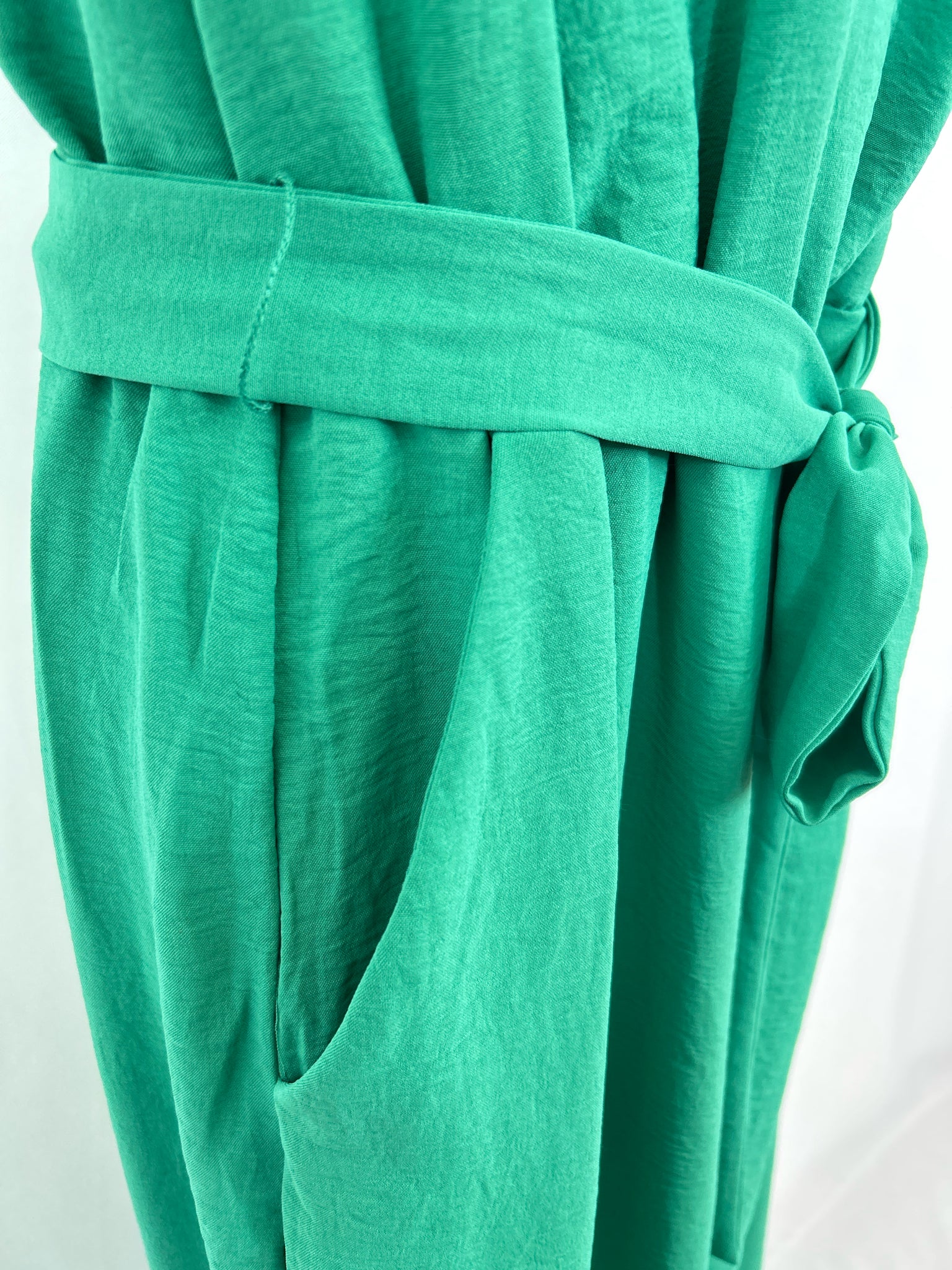 MSK Size 1X Green Women Jumpsuit