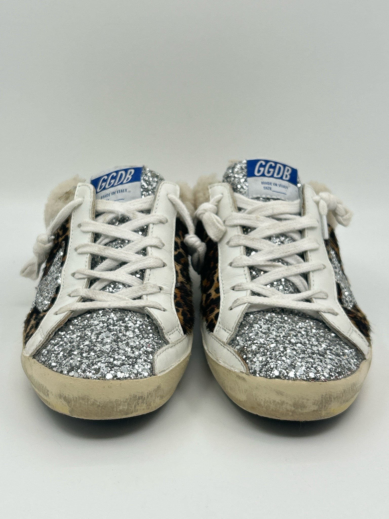 GOLDEN GOOSE Size 8 Brown and Black Women Sneakers
