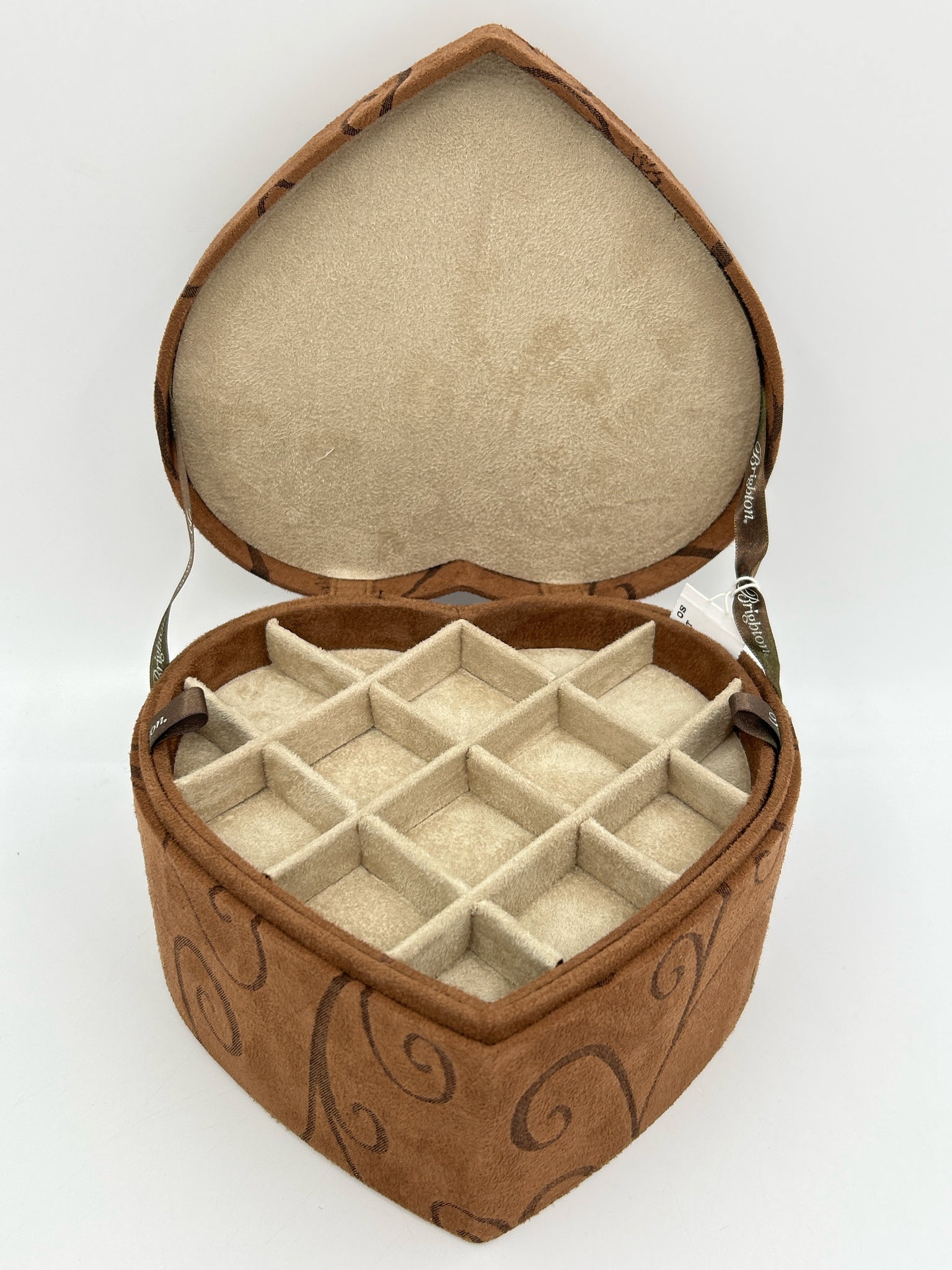 BRIGHTON NWT Brown Jewelry Box/Holder
