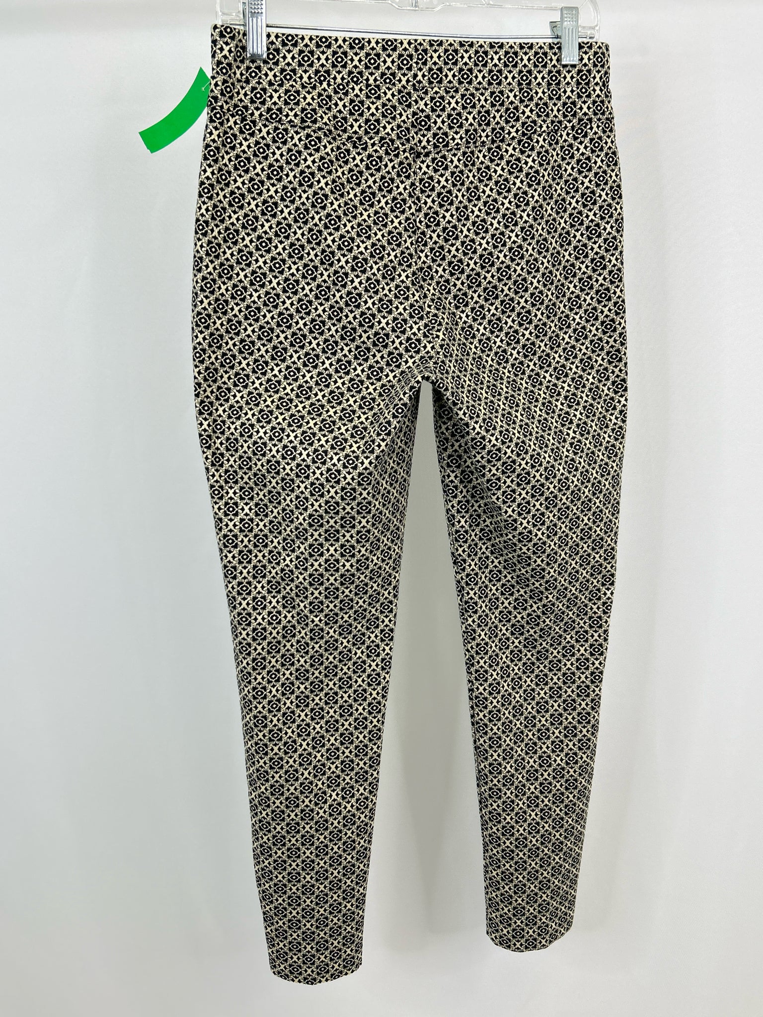 JOSEPH RIBKOFF Size 10 BLACK & GOLD Women Pants