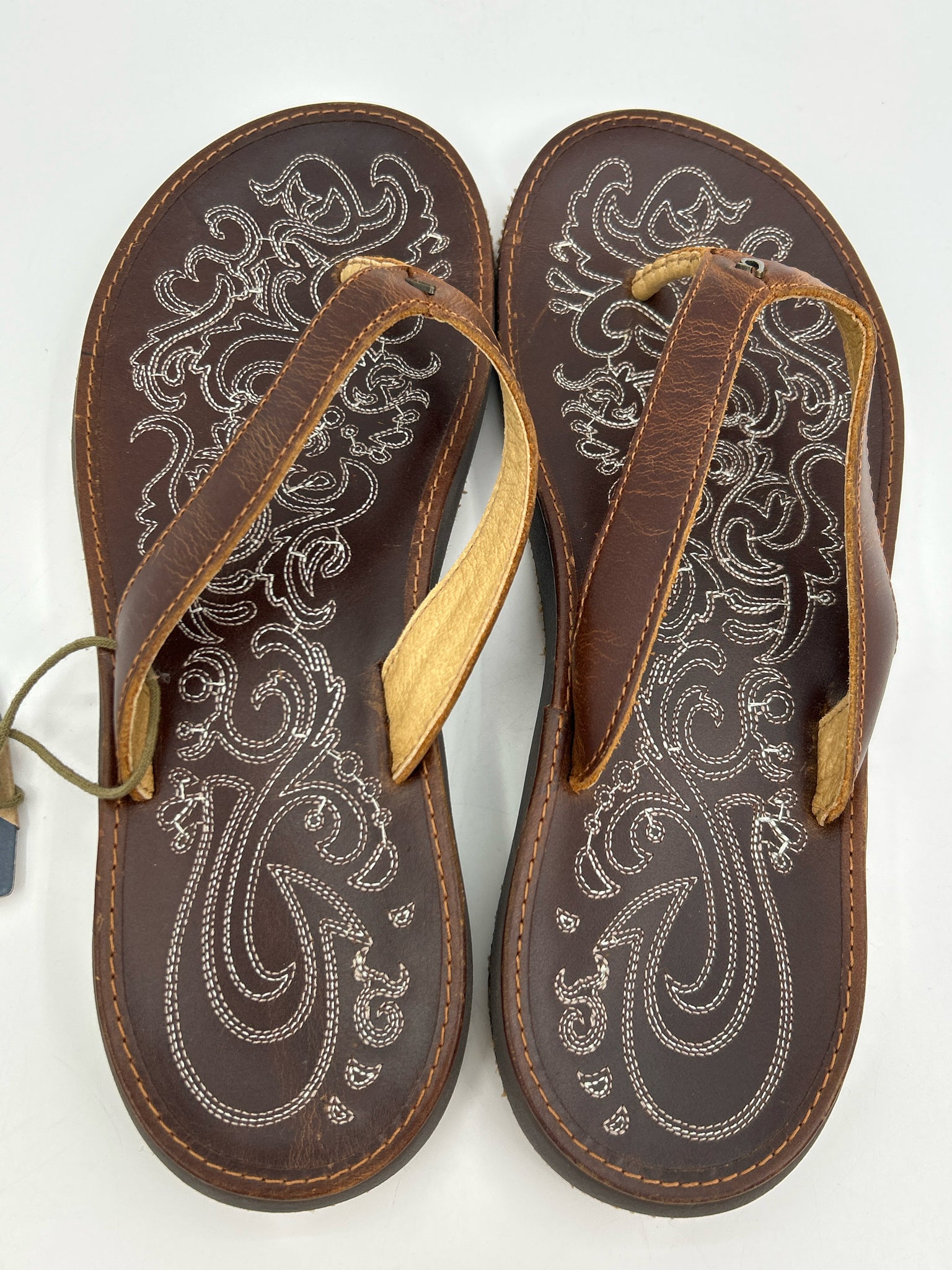 OLUKAI Size 9B Brown Women Sandal