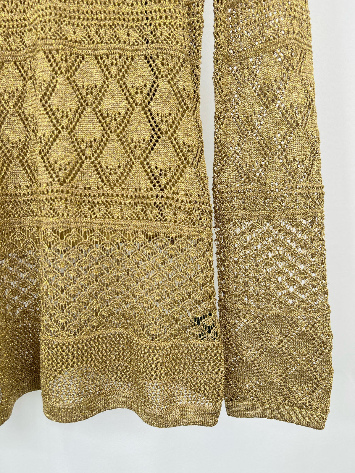Lauren Ralph Lauren Size M gold metallic Women Sweater