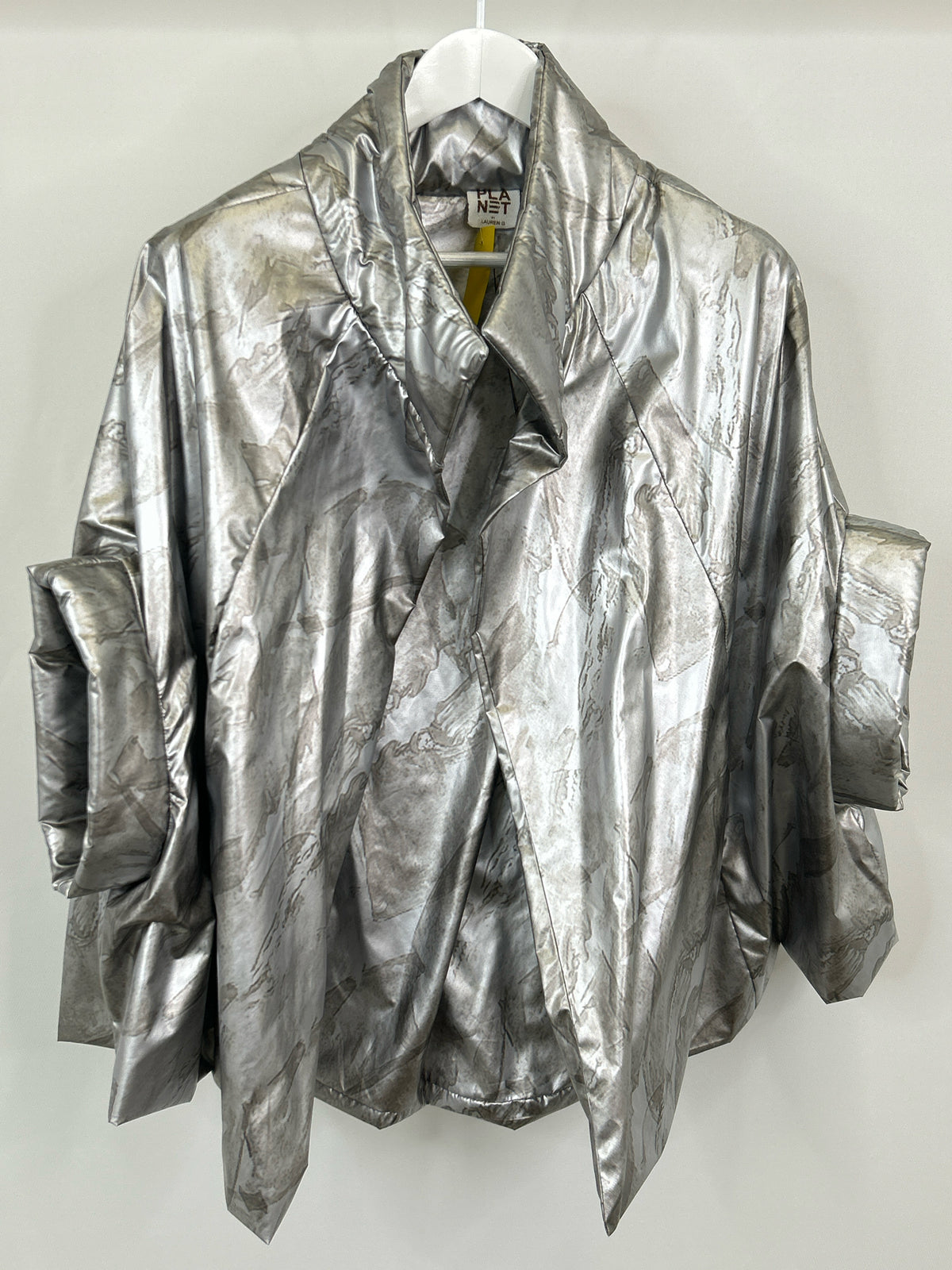 PLANET Size One Size METALLIC GREY Women Jacket