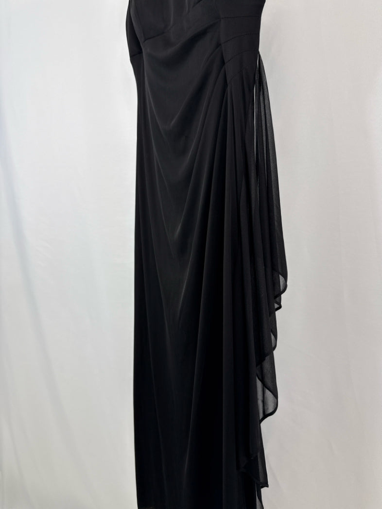 R&M RICHARDS NWT Size 8P Black Women Dress