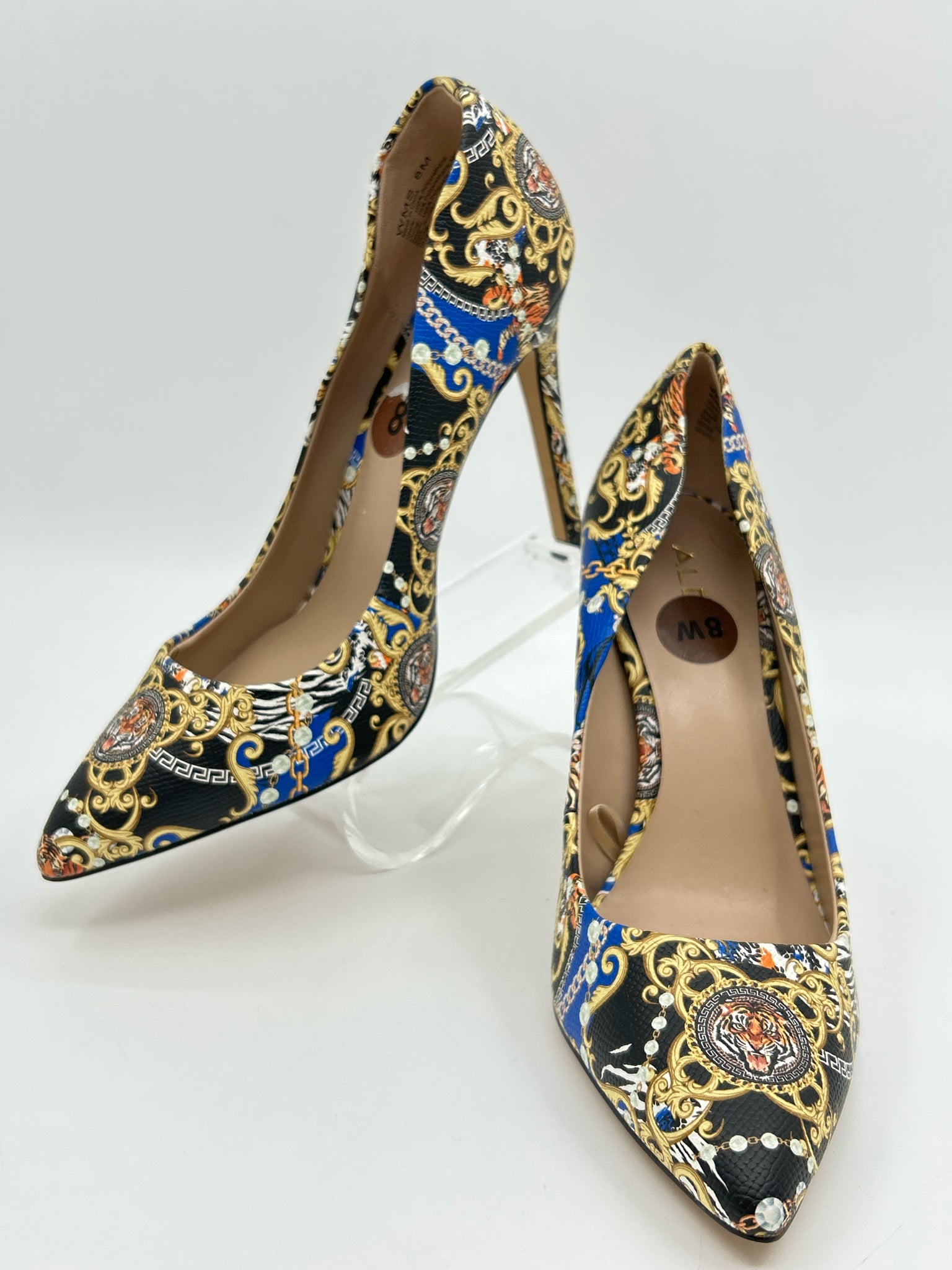 ALDO Size 8M Black & Blue Women Pumps