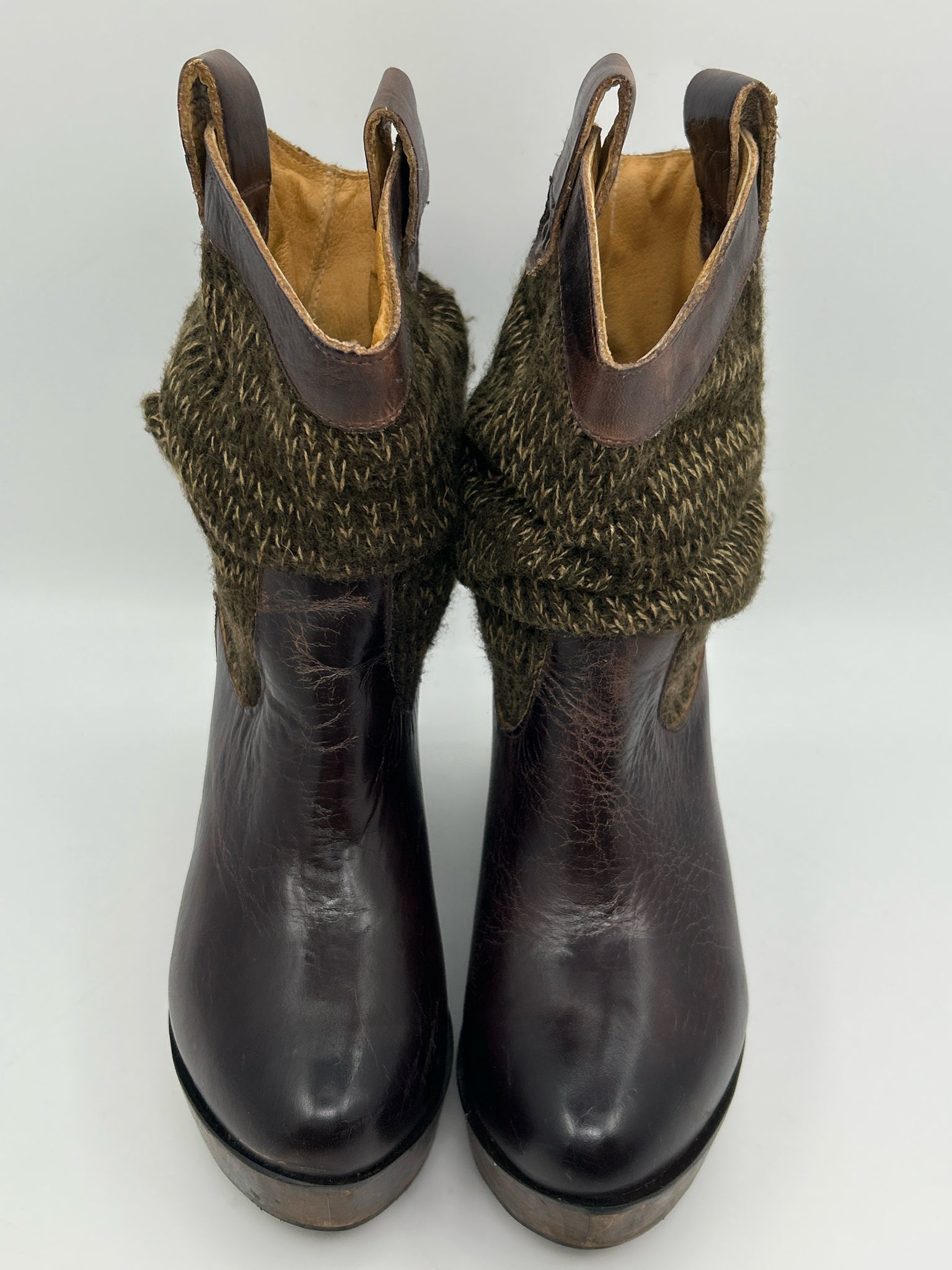BED STU Size 8 DARK BROWN Women Boots