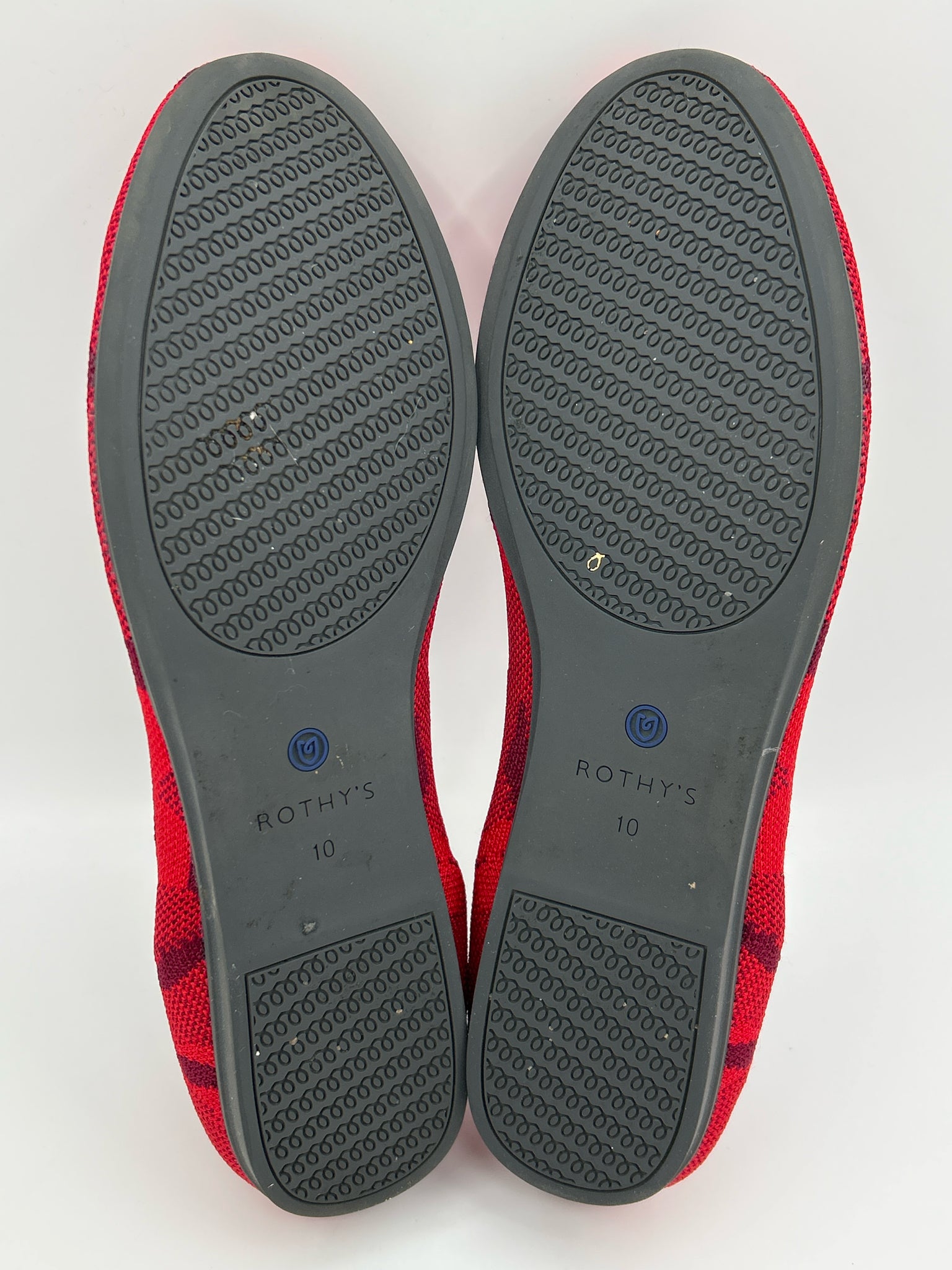 ROTHY'S Size 10 Red Print Women Flats