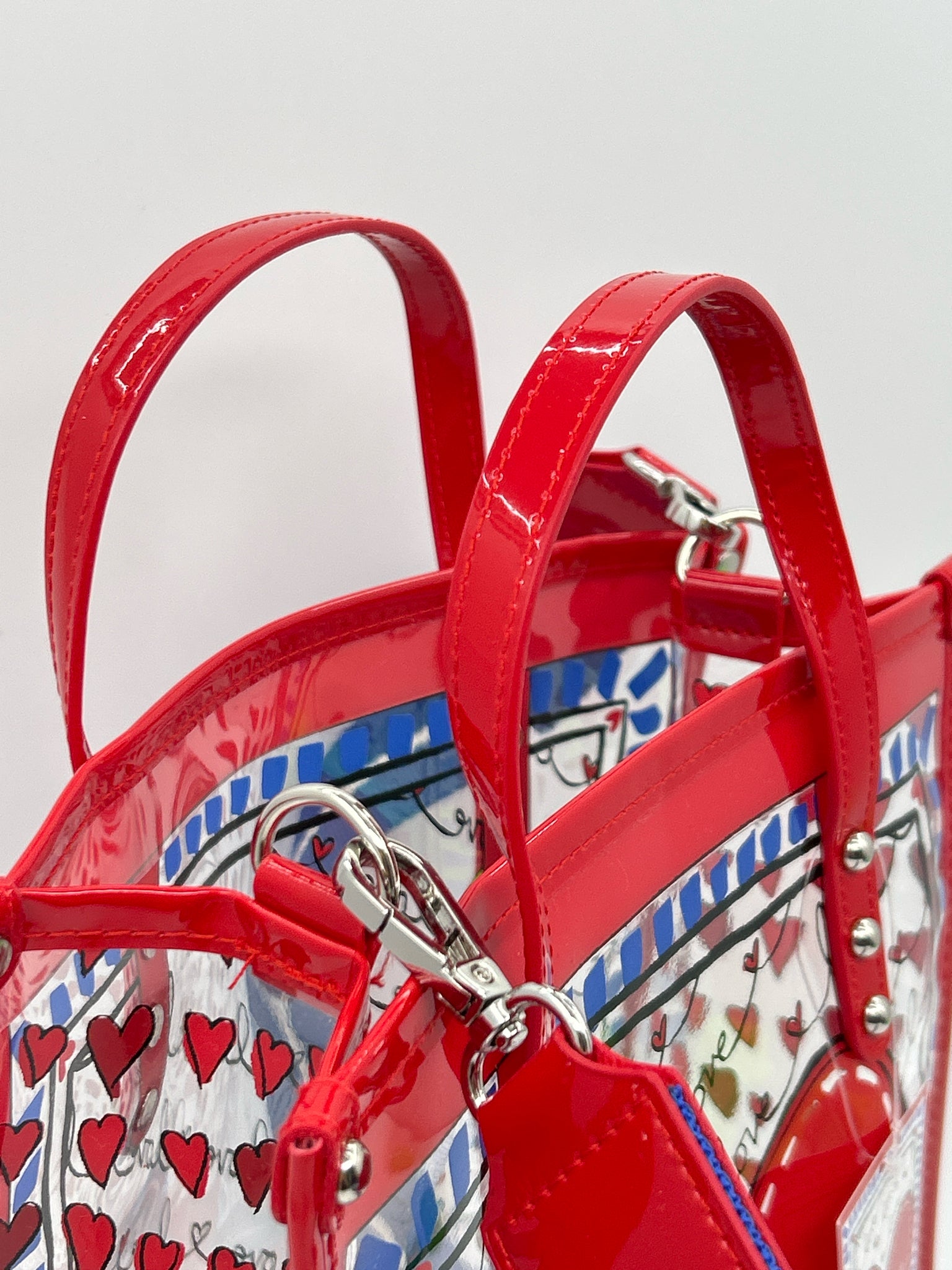 BRIGHTON Red and Blue Women Tote