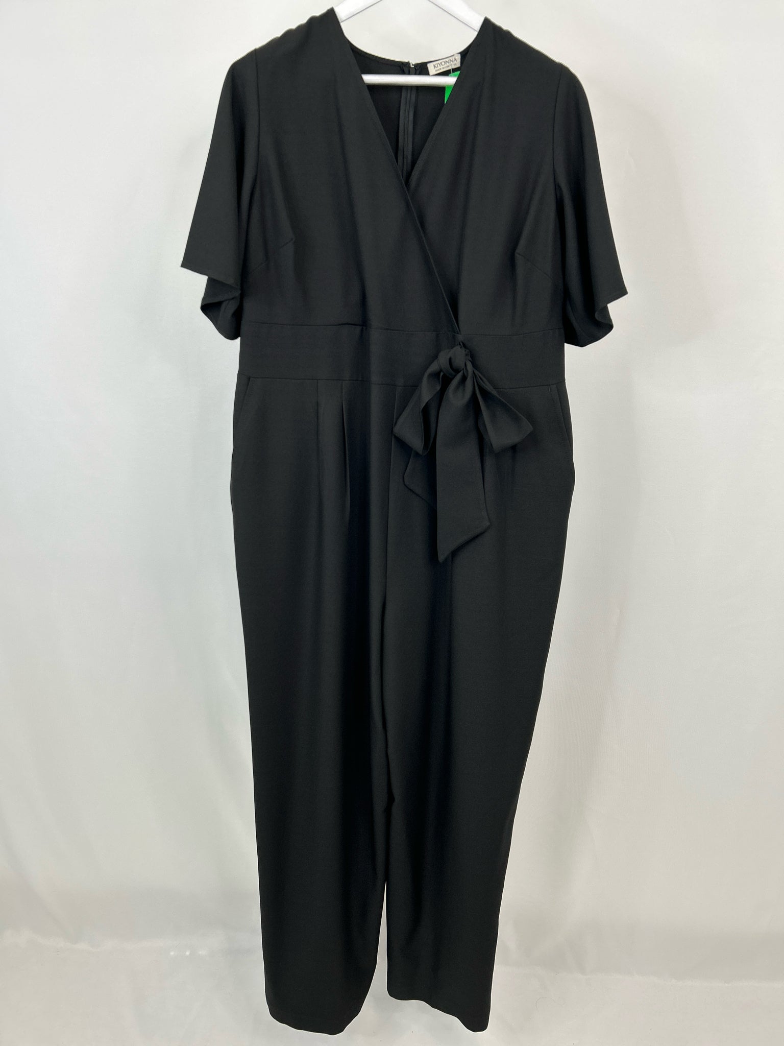 KIYONNA Size 1X Black Women's Jumpsuit
