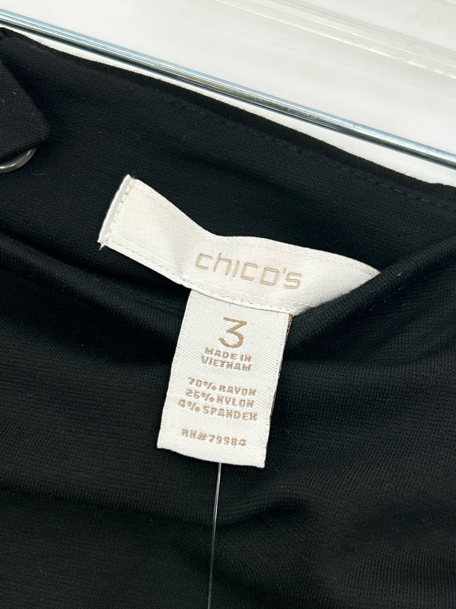 CHICO'S Size XL Black Women Skirt