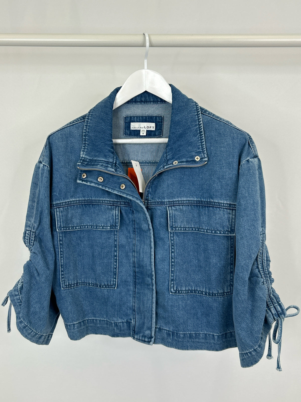 LOFT Size S BLUE DENIM Women Jacket