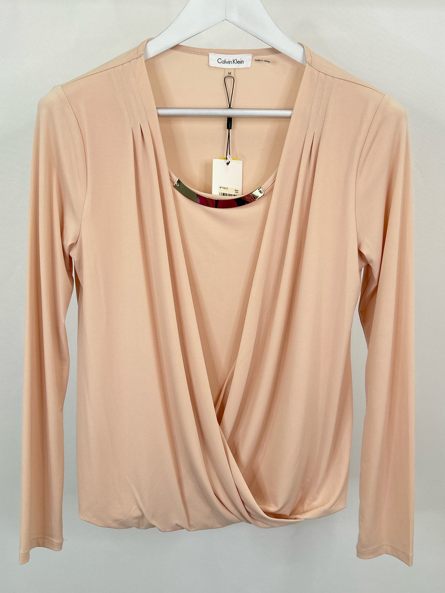 CALVIN KLEIN Size M Pink Women Top