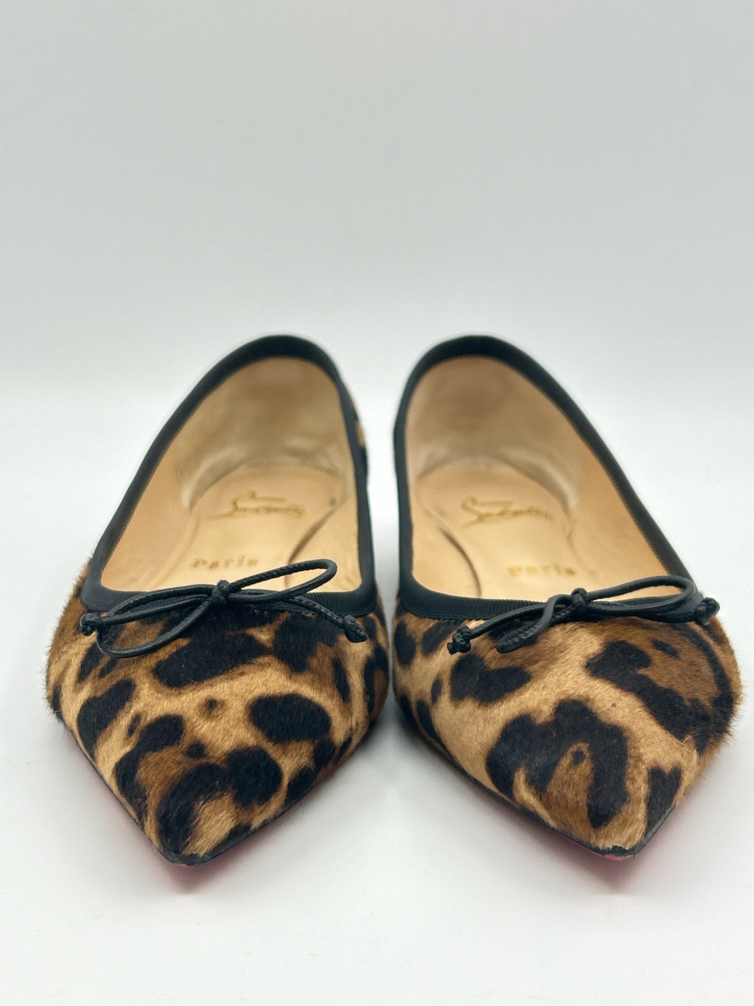 CHRISTIAN LOUBOUTIN Size 37 Animal Print Women Flats