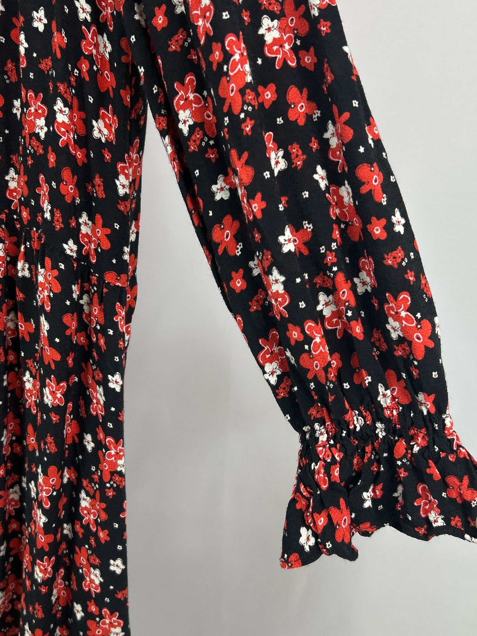 ZARA Size S Red and Black Women Dress