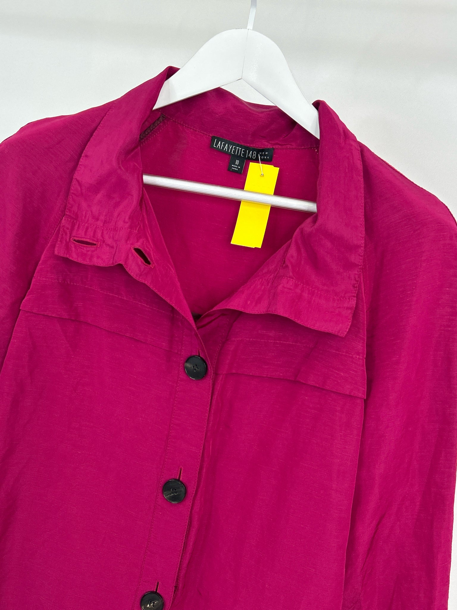 LAFAYETTE 148 Size 10 MAGENTA Women Jacket