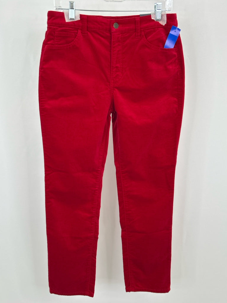 TALBOTS Women Size 8P Red Pants NWT