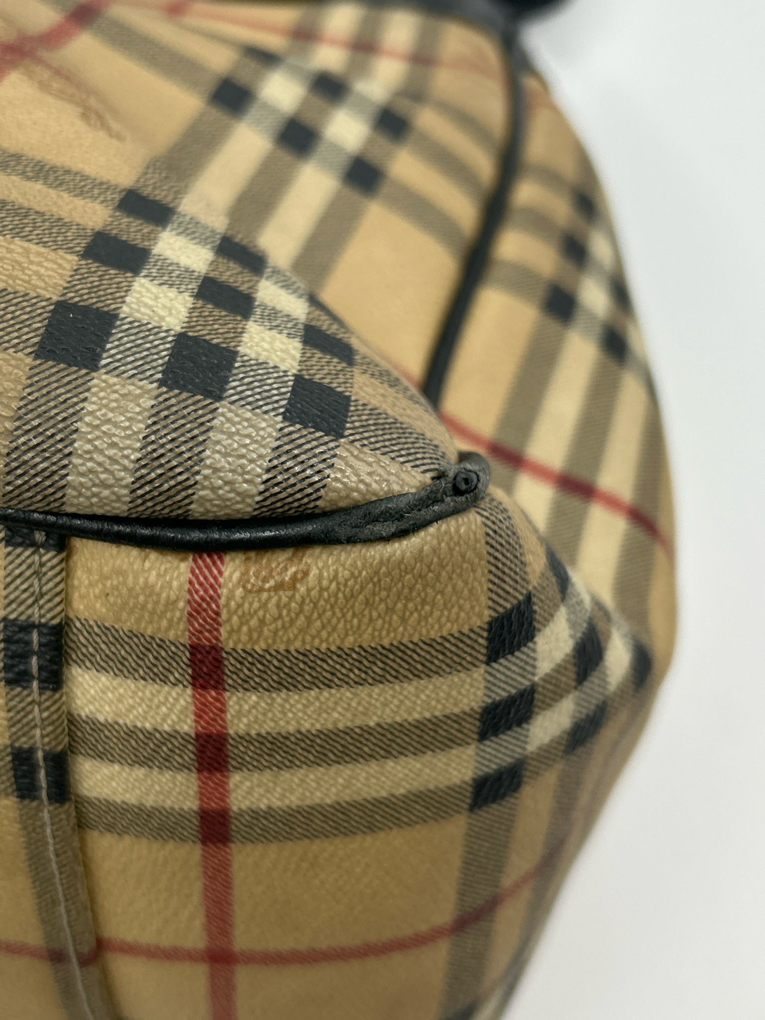 BURBERRY Brown Plaid Women Tote