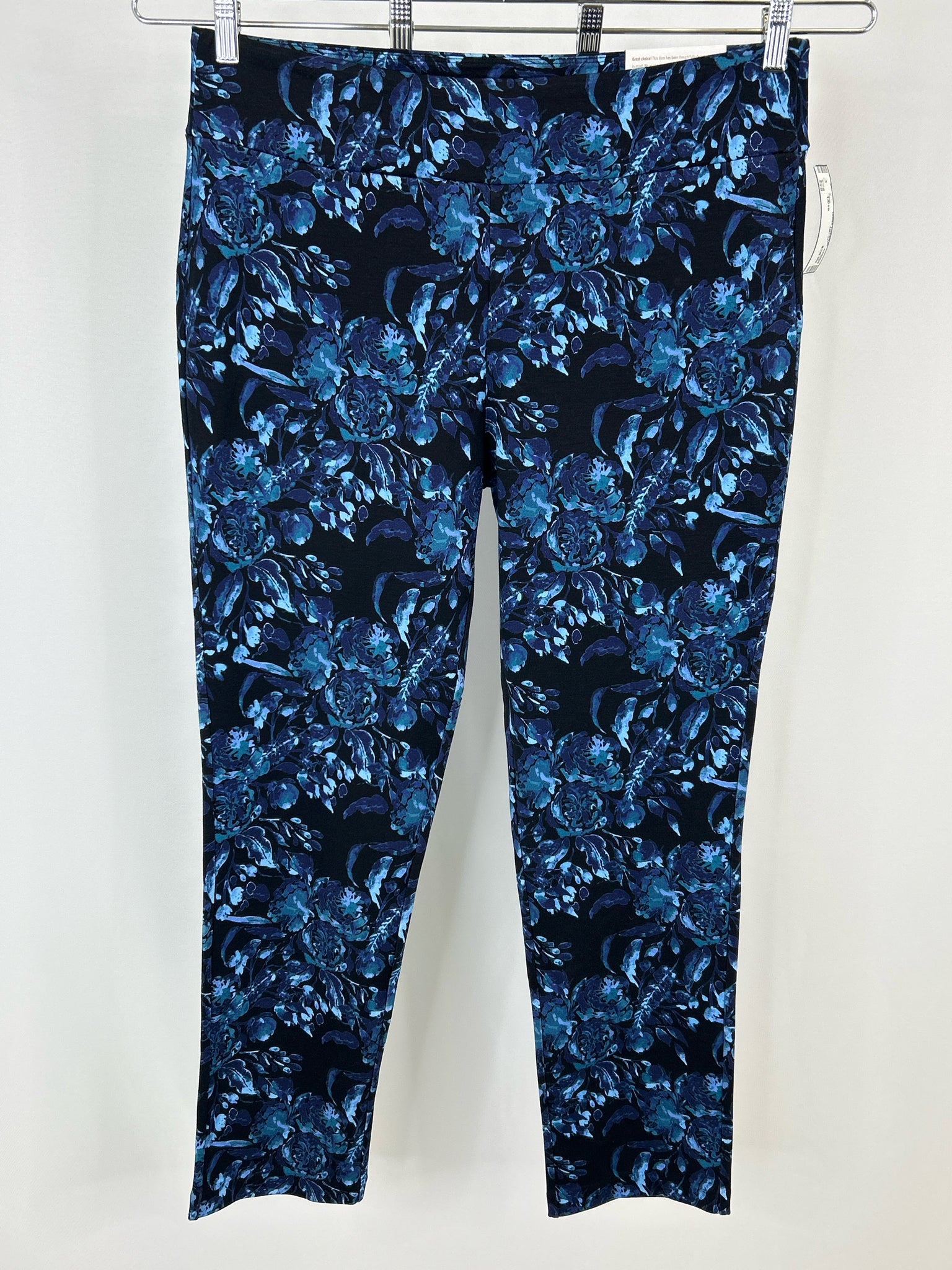 SOFT SURROUNDINGS Size 14/16 Navy Print Women Pants
